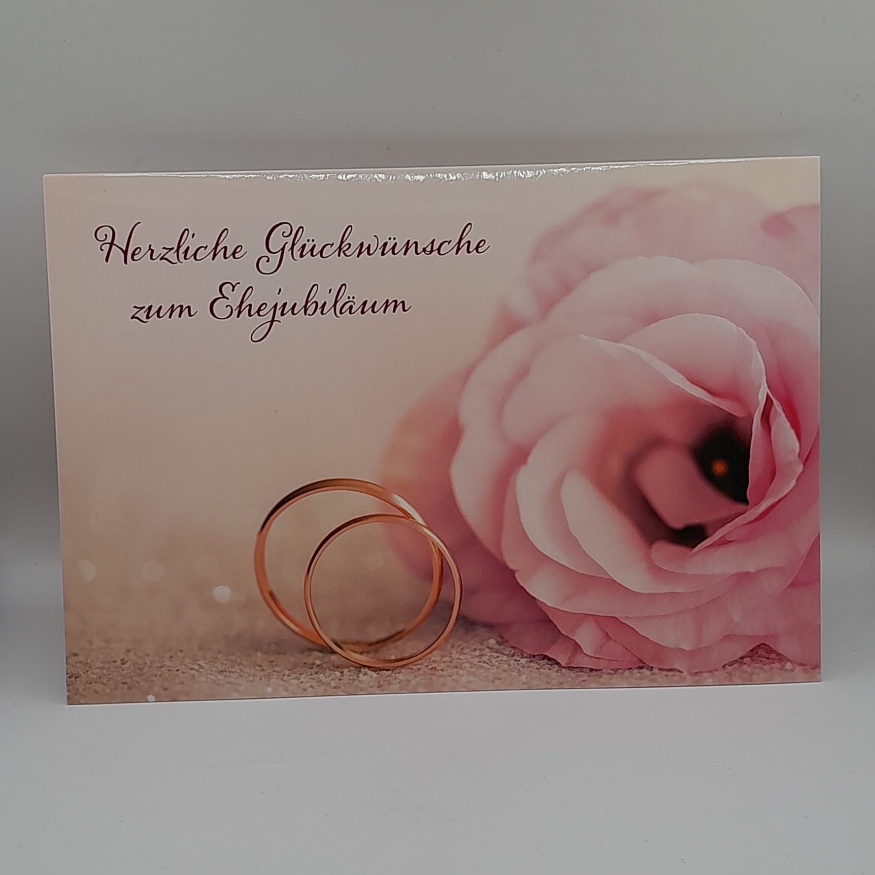 Billet zum Hochzeitsjubiläum "Rose"