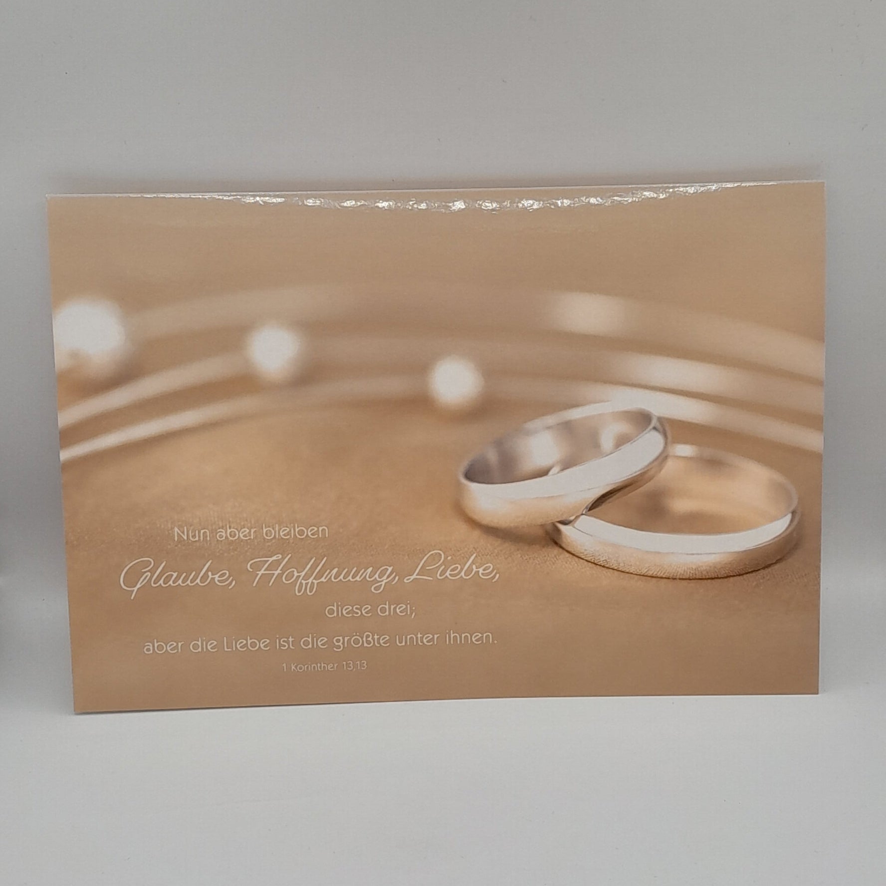 Billet zum Hochzeitsjubiläum "Glaube, Hoffnung, Liebe"