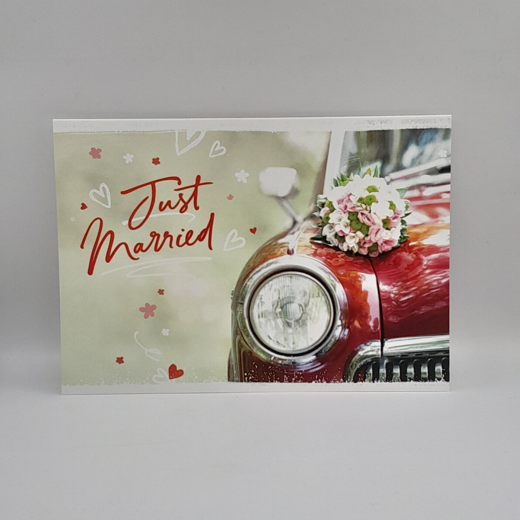 Billet zur Hochzeit "Rotes Auto"