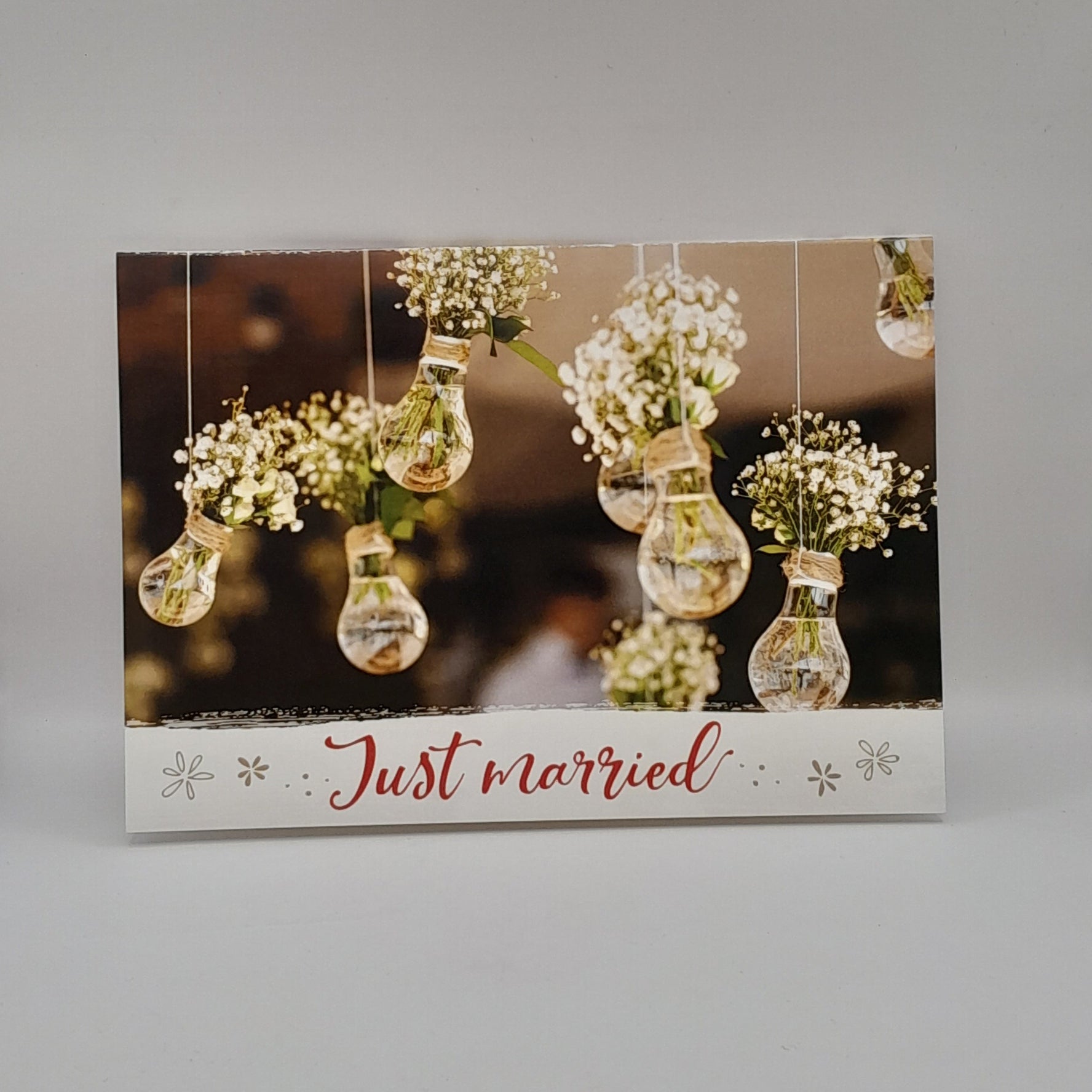 Billet zur Hochzeit "Just married"