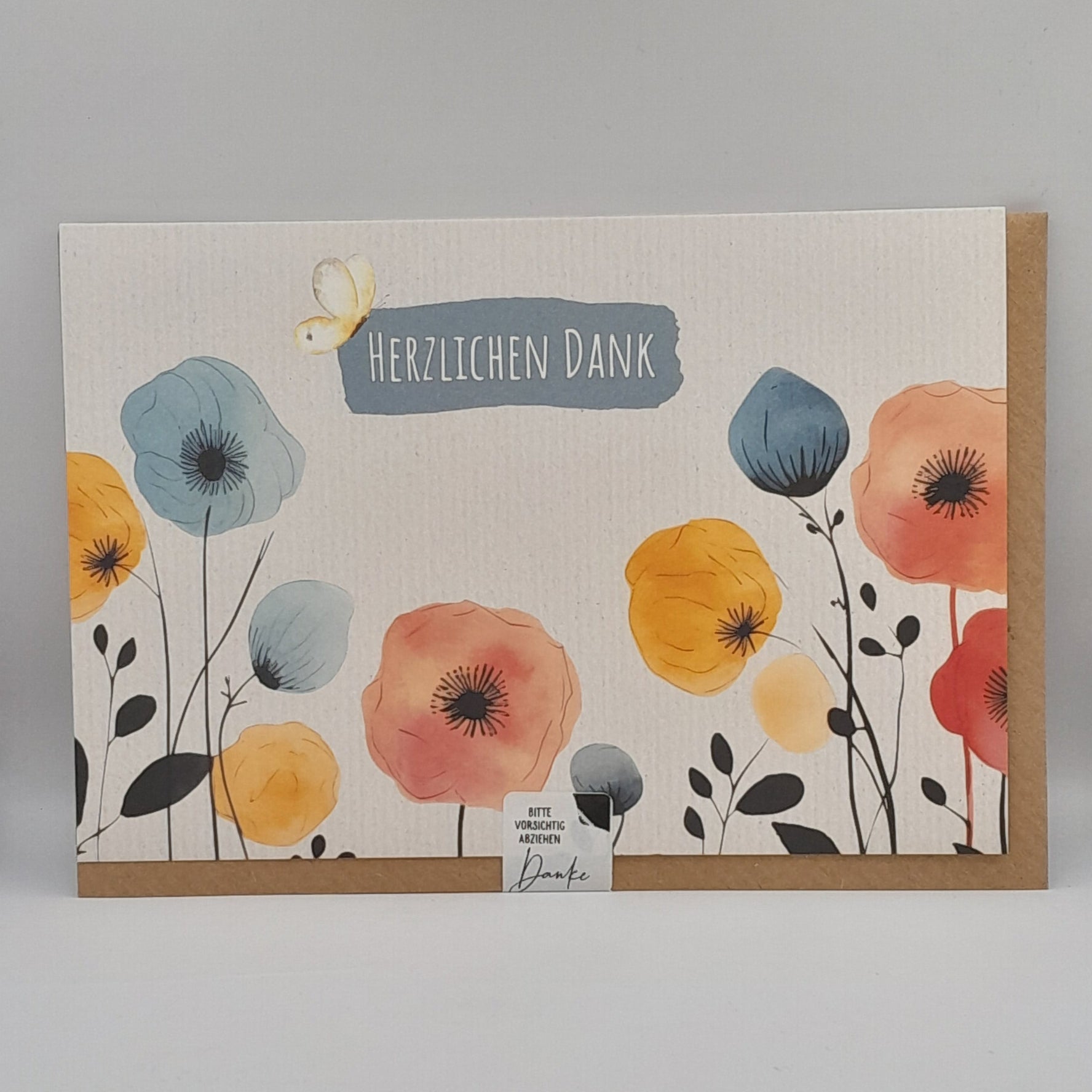 Billet / Danke "Mohnblumen"