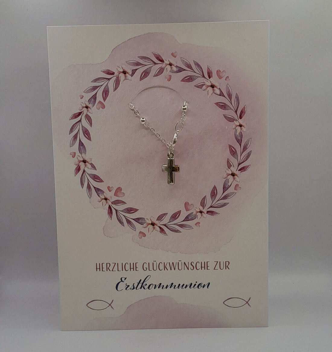 Billet zur Erstkommunion, mit Armband