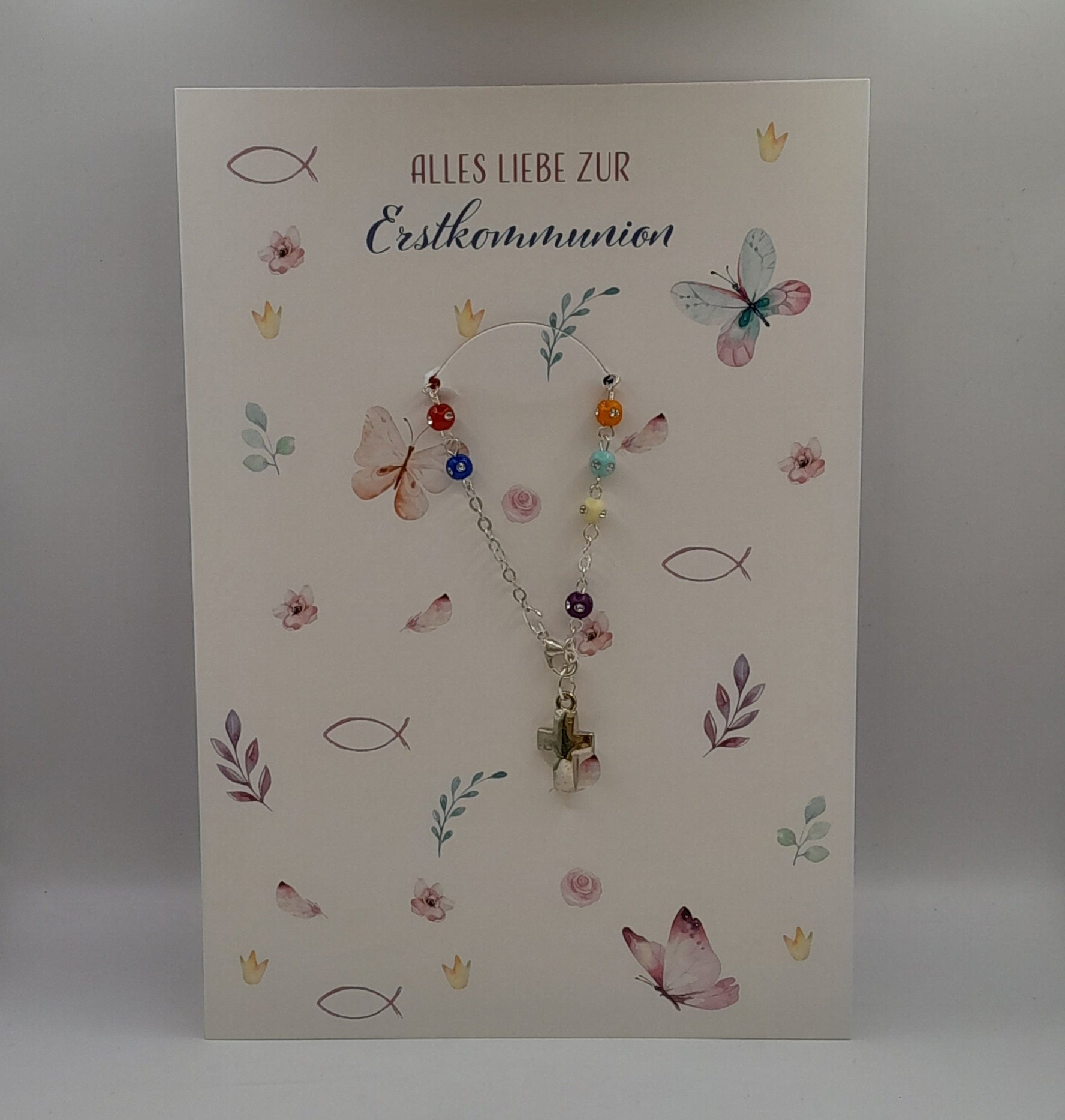 Billet zur Erstkommunion, mit Armband