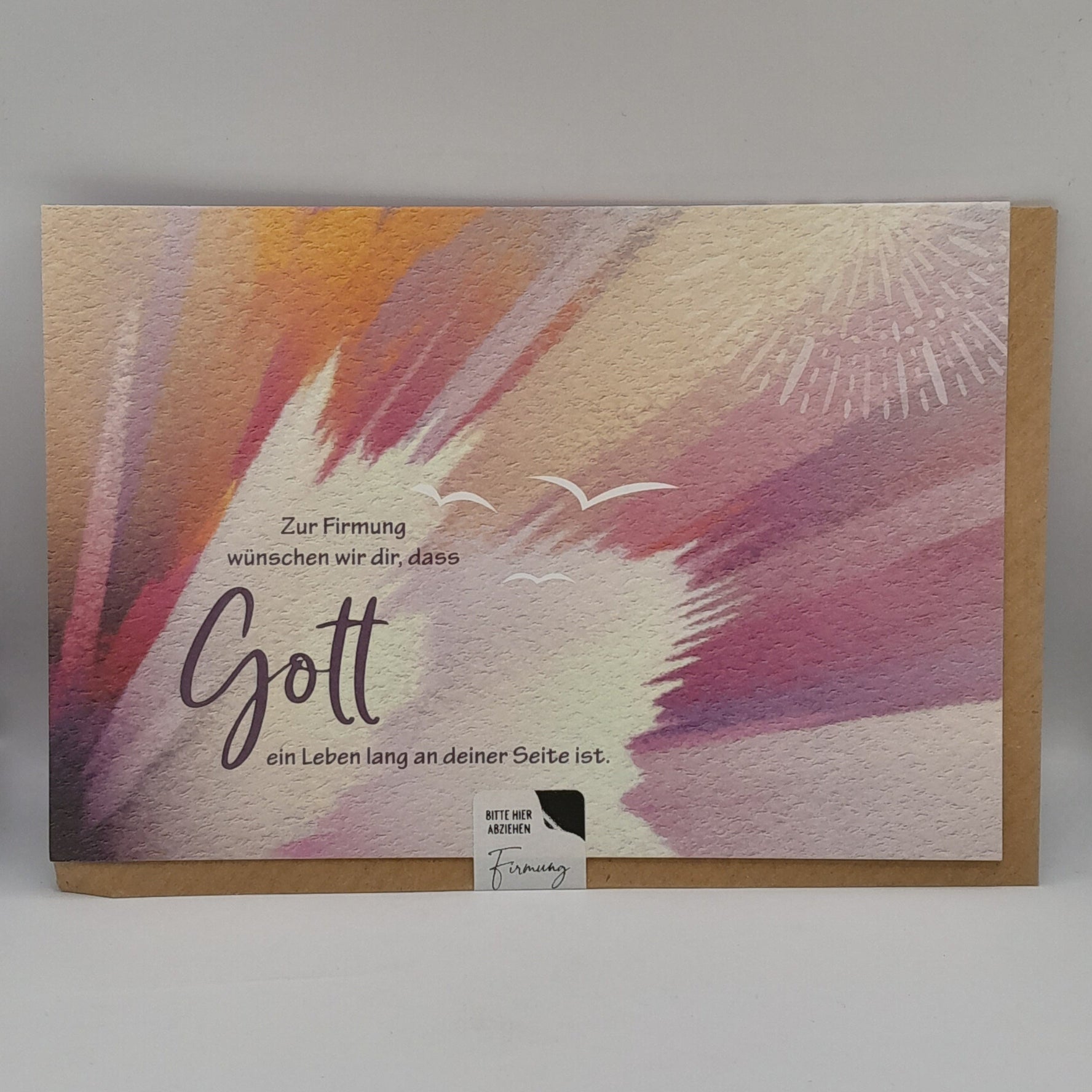 Billet zur Firmung "Gott, ein Leben lang"