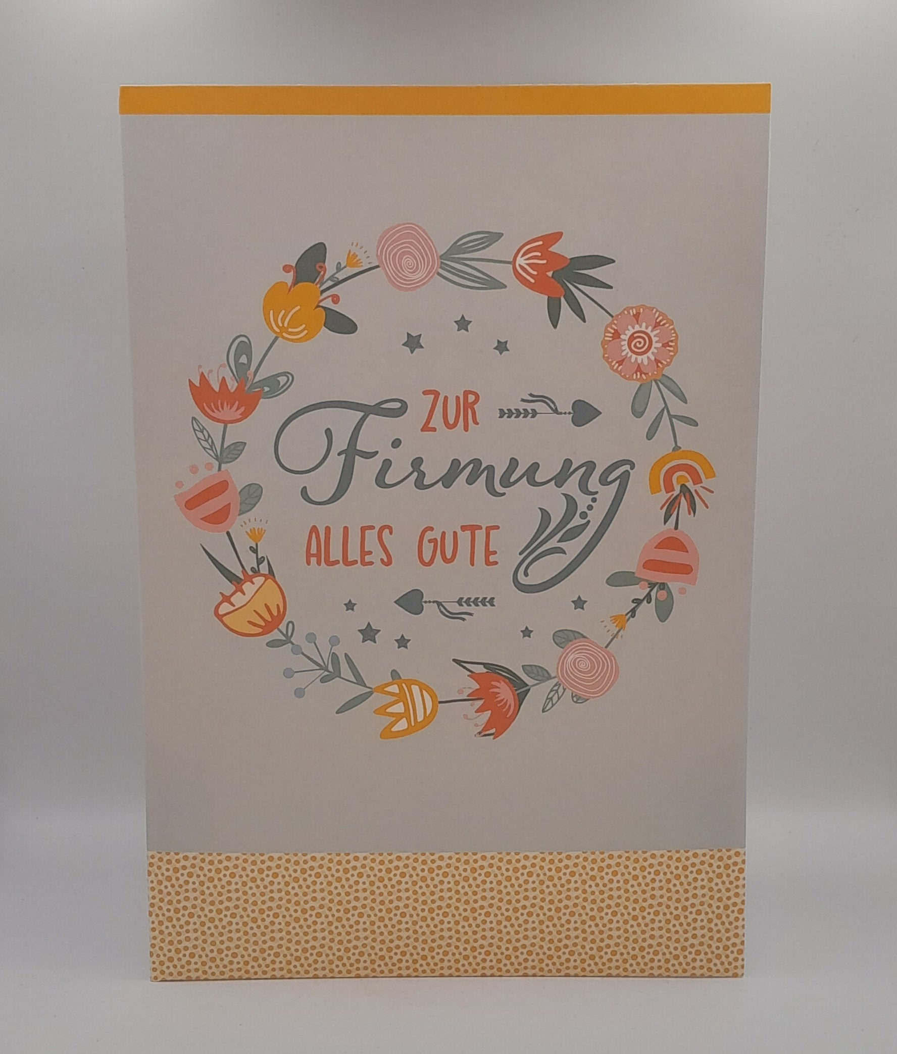 Billet zur Firmung "Blumenkranz"
