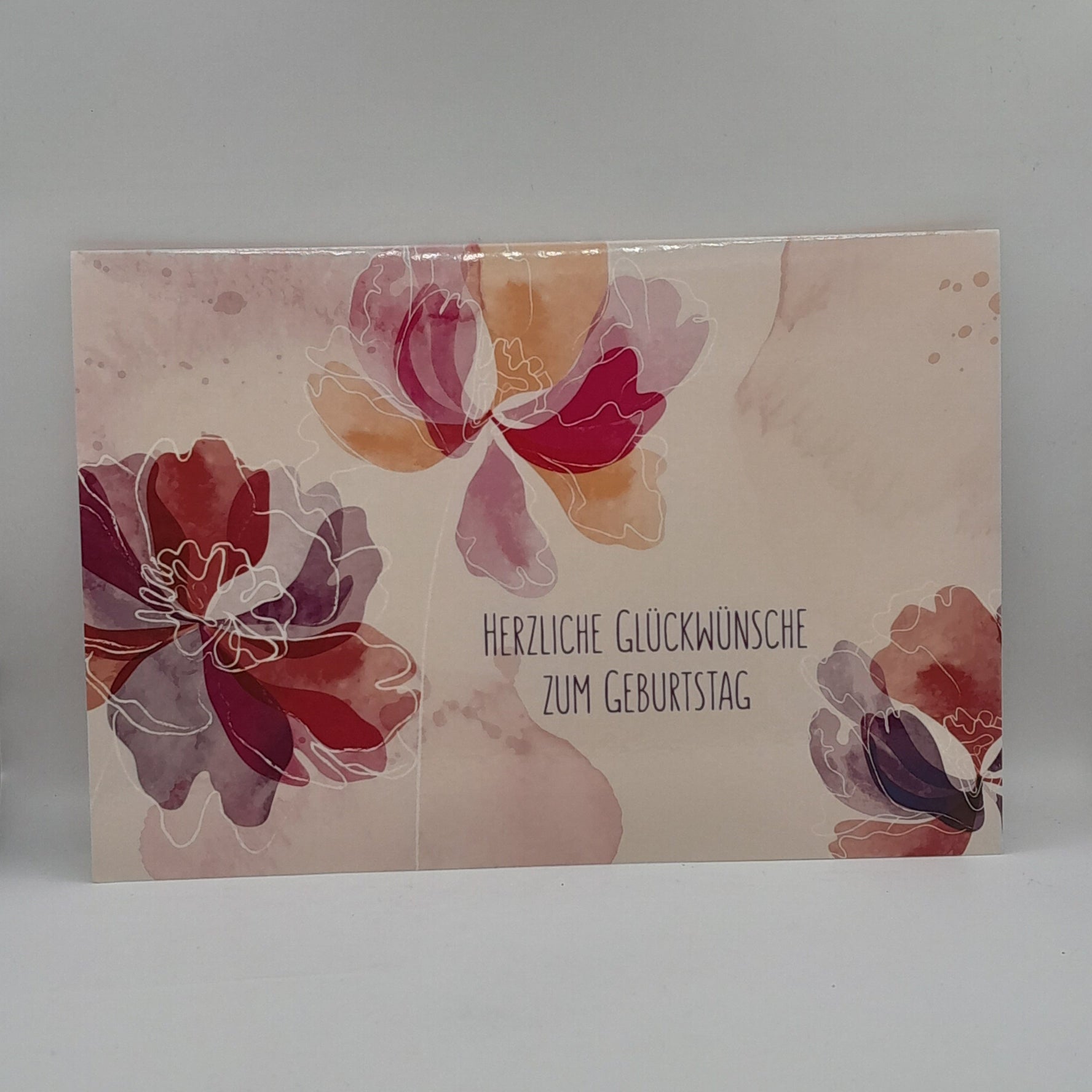 Billet zum Geburtstag "Blumen"