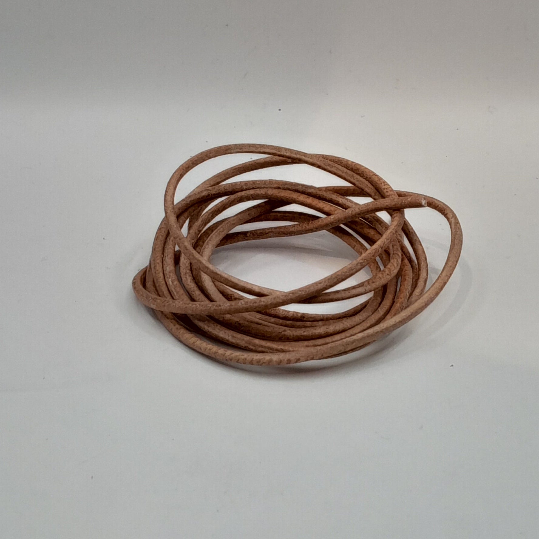 Lederband natur aus Ziegenleder, 1m