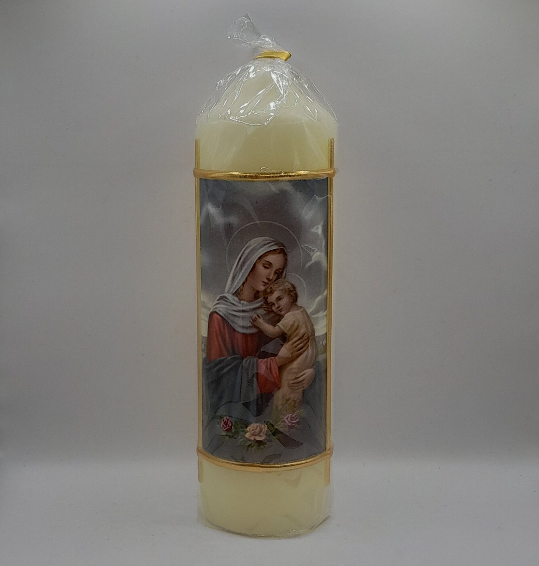 Kerze Madonna mit Kind
