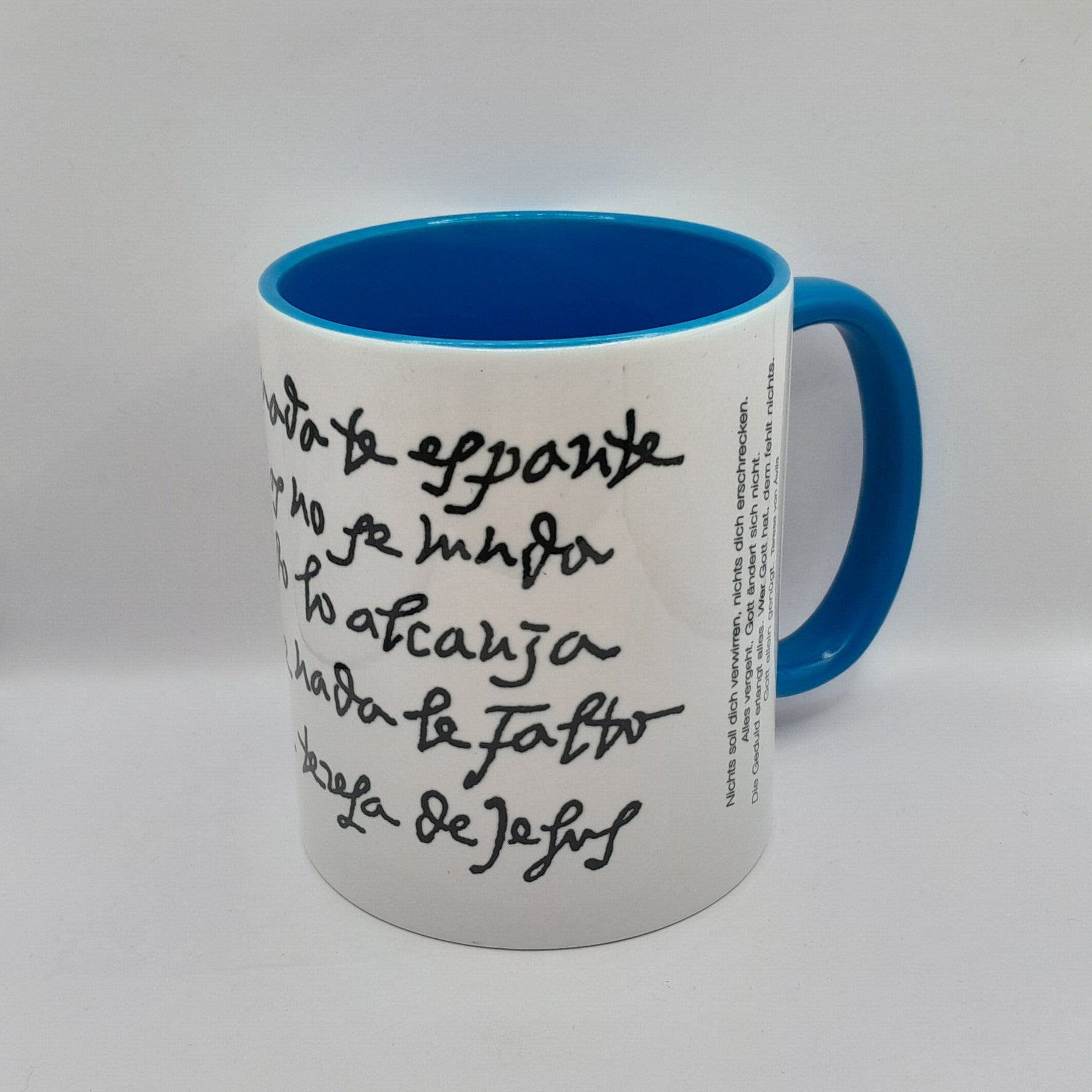 Kaffeetasse "Teresa von Ávila", blau