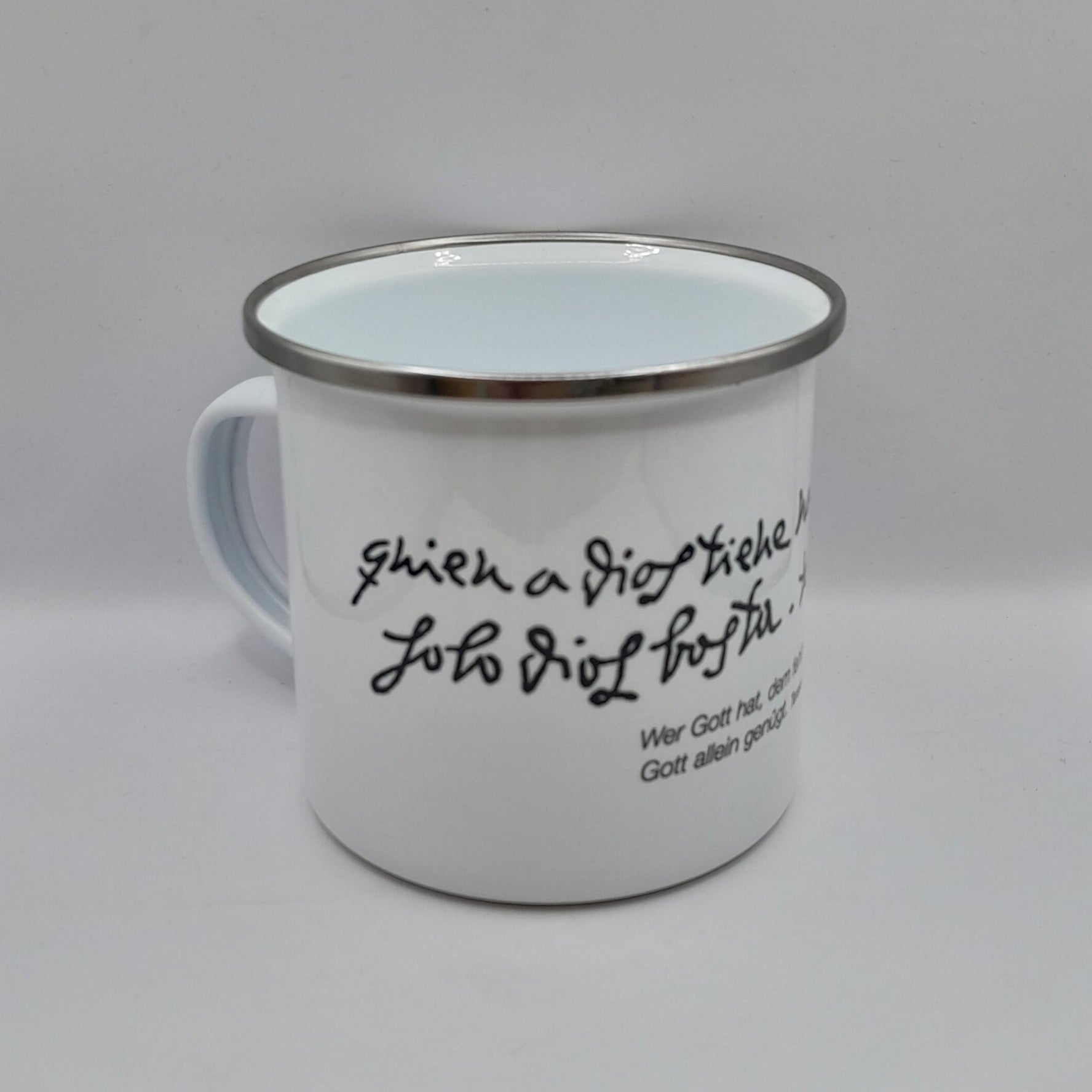 Emailletasse "Teresa von Ávila" 300ml