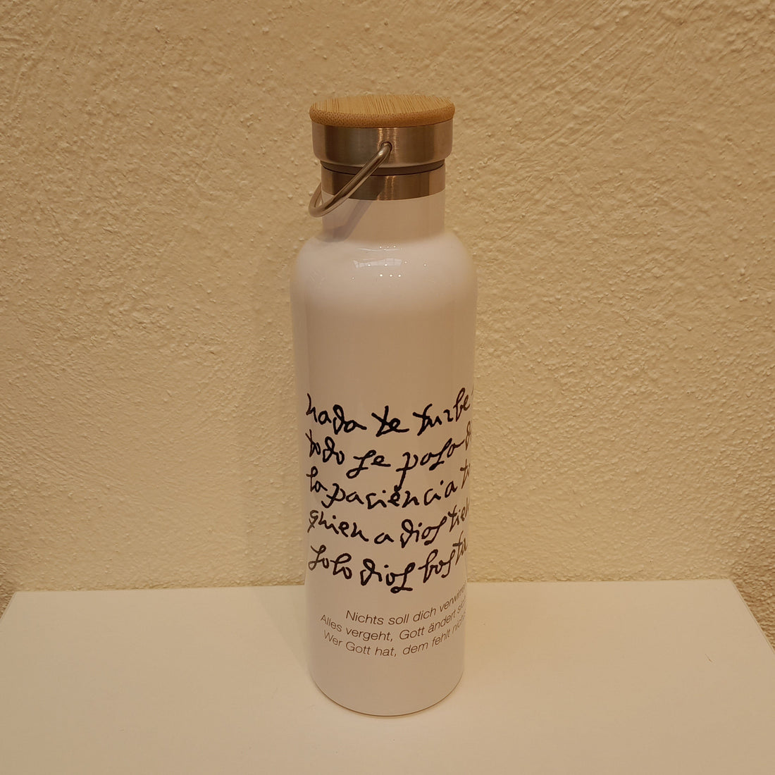 Thermosflasche mit Bambusdeckel 750ml