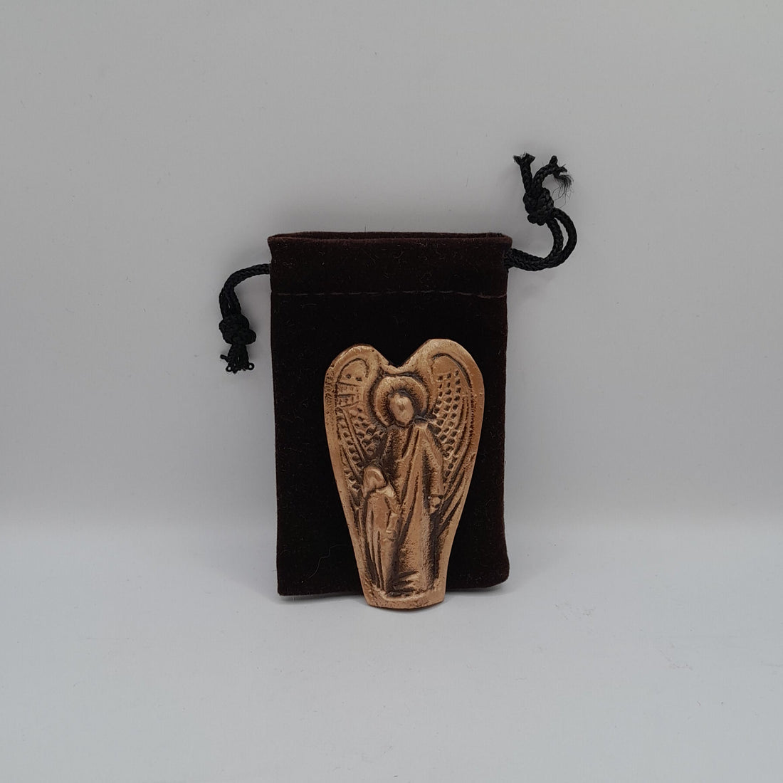 Bronze Handschmeichler Schutzengel