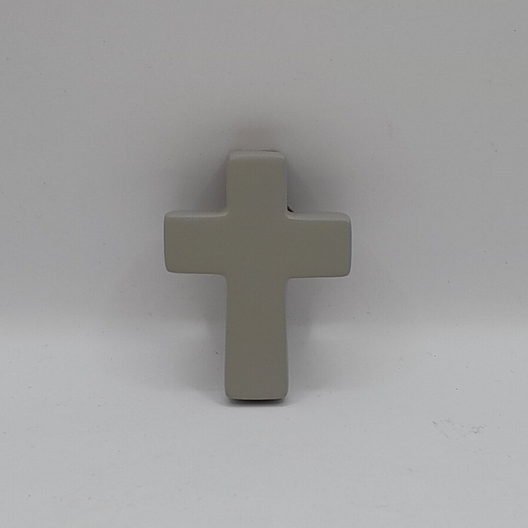 .Magnet Kreuz, grau