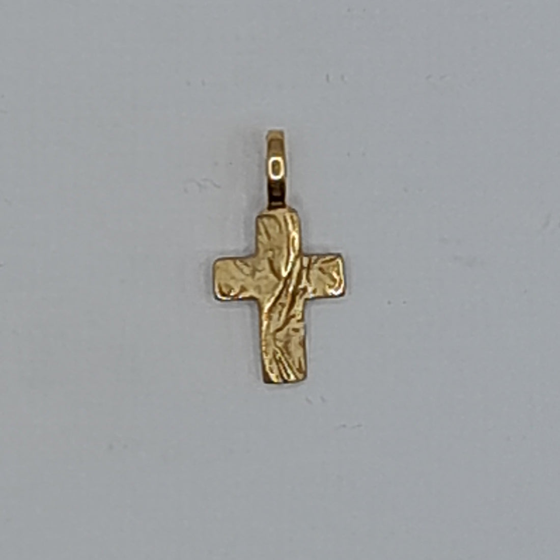 Kettenhänger Kreuz Gelbgold 585