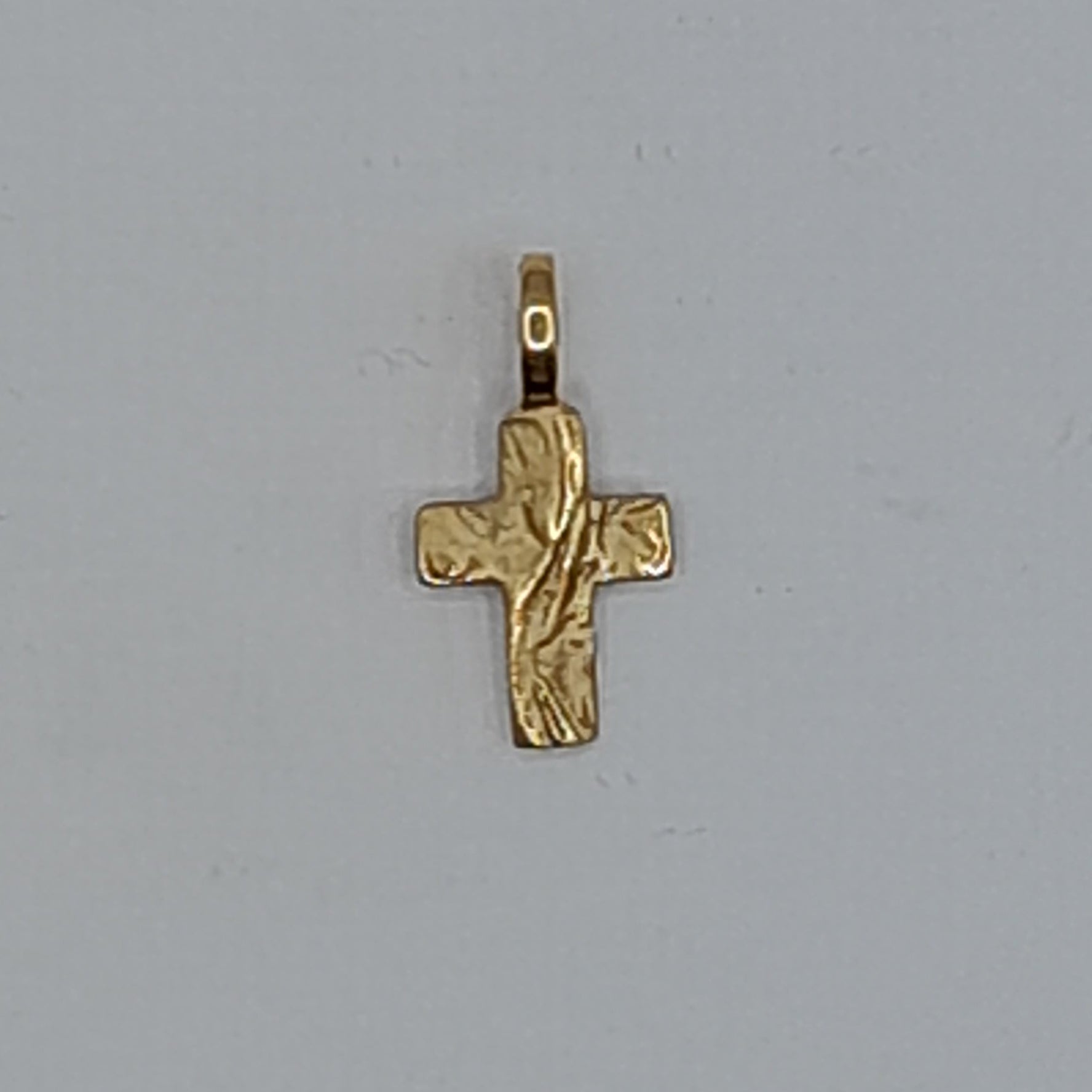 Kettenhänger Kreuz Gelbgold 585