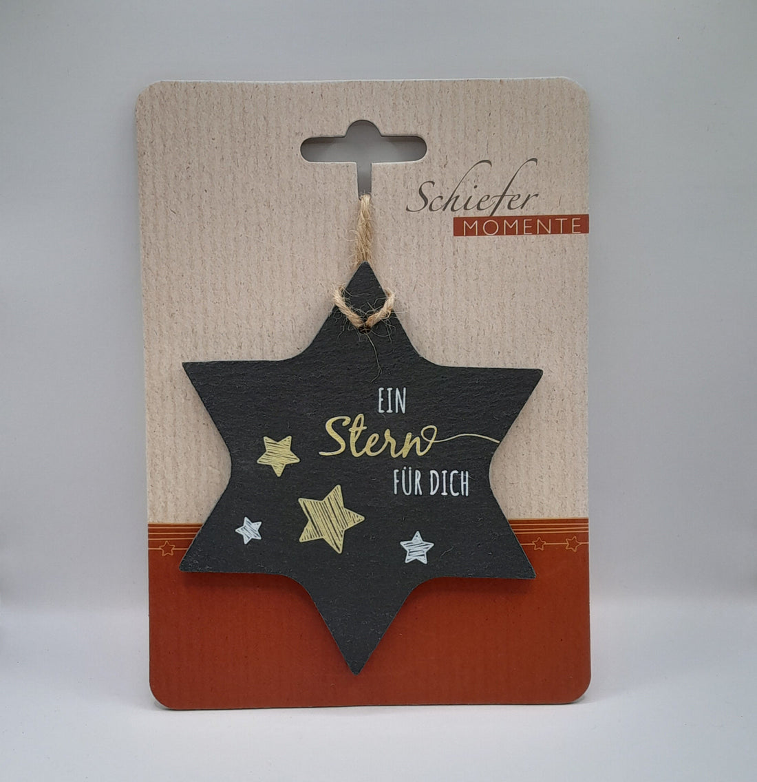 Schiefer-Stern zum Aufhängen "Ein Stern für dich"