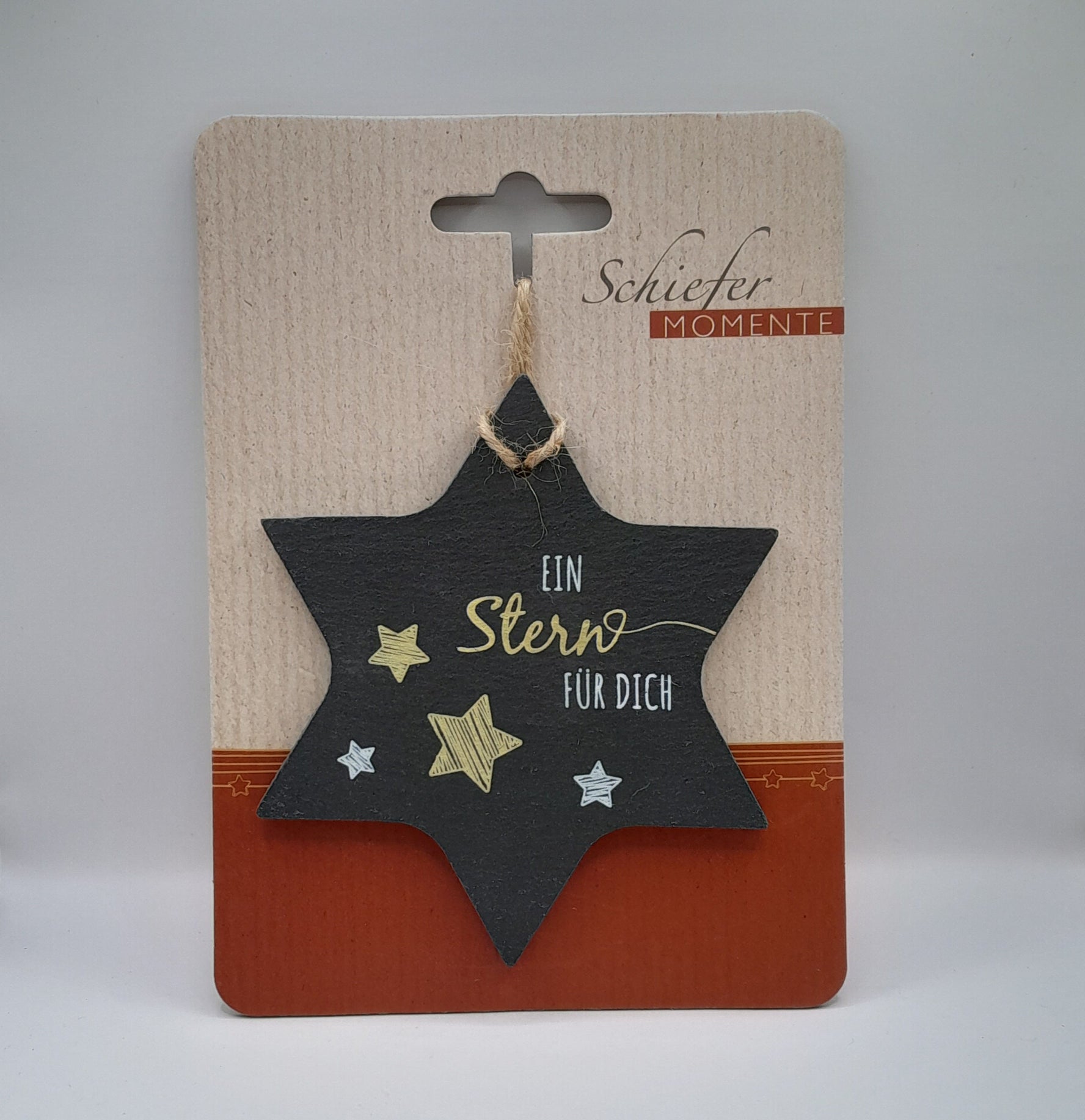 Schiefer-Stern zum Aufhängen "Ein Stern für dich"