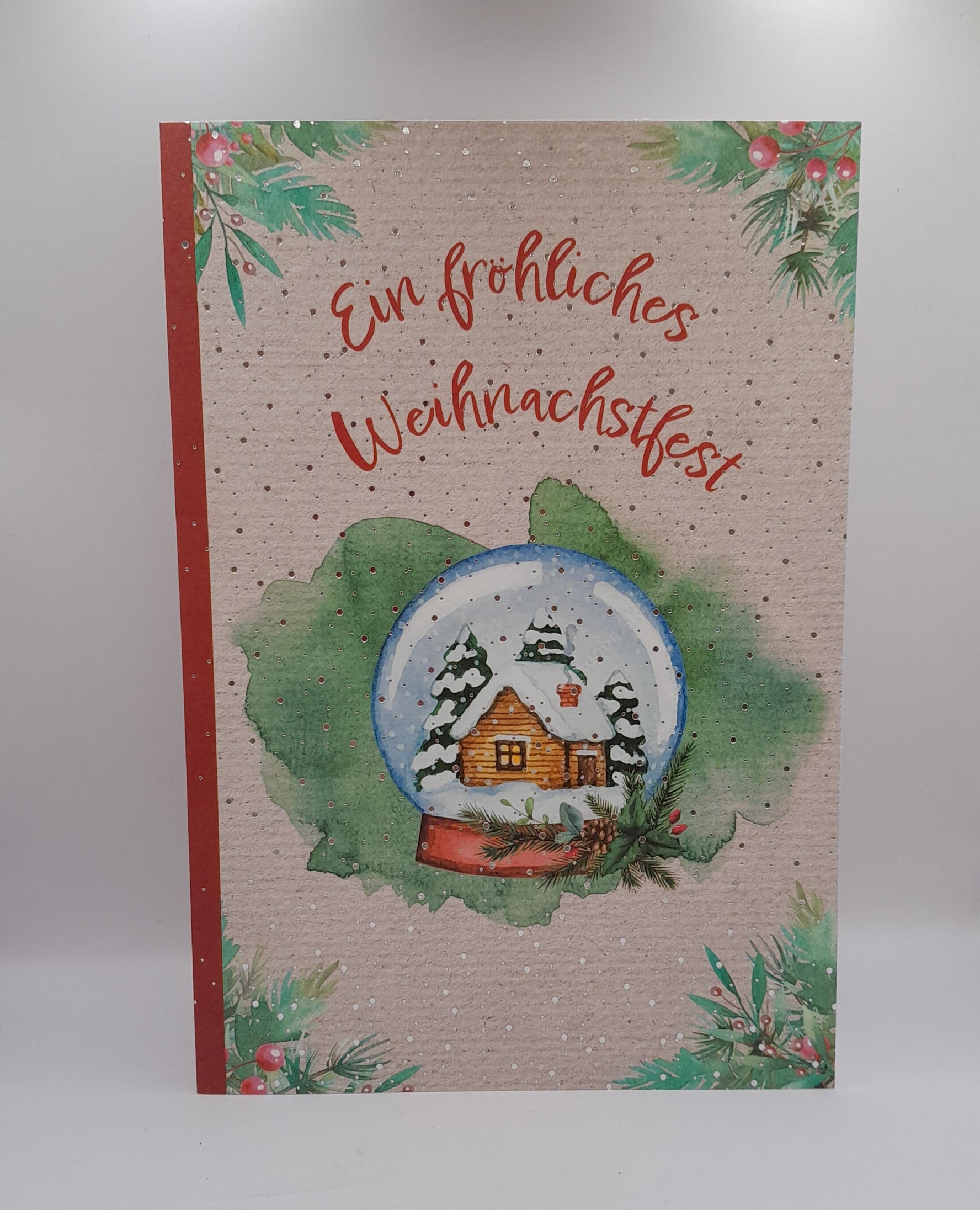 Billet zu Weihnachten "Schneekugel"