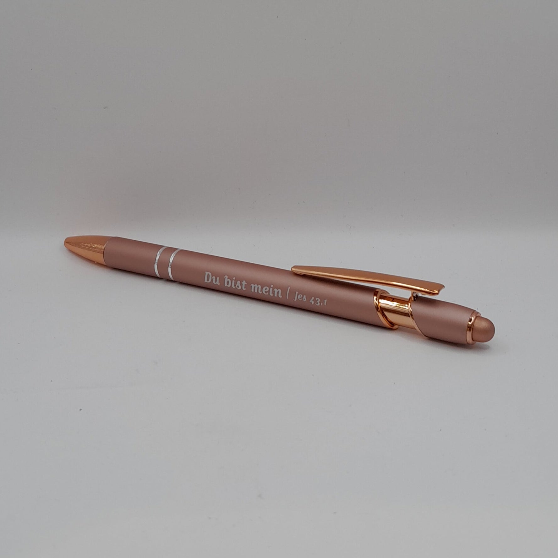 Kugelschreiber "Du bist mein", rosé