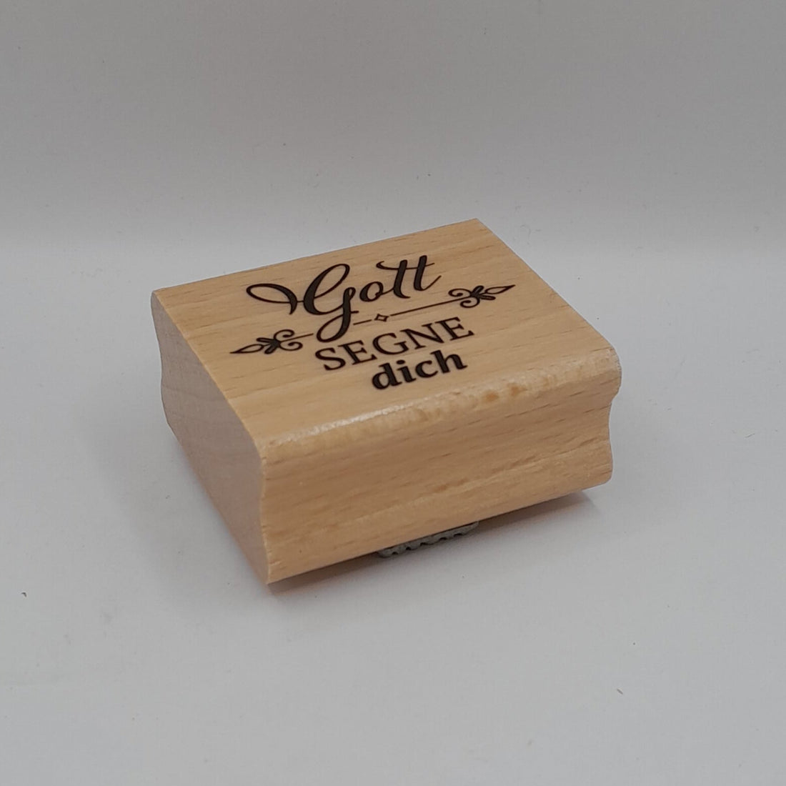 Holzstempel "Gott segne dich"