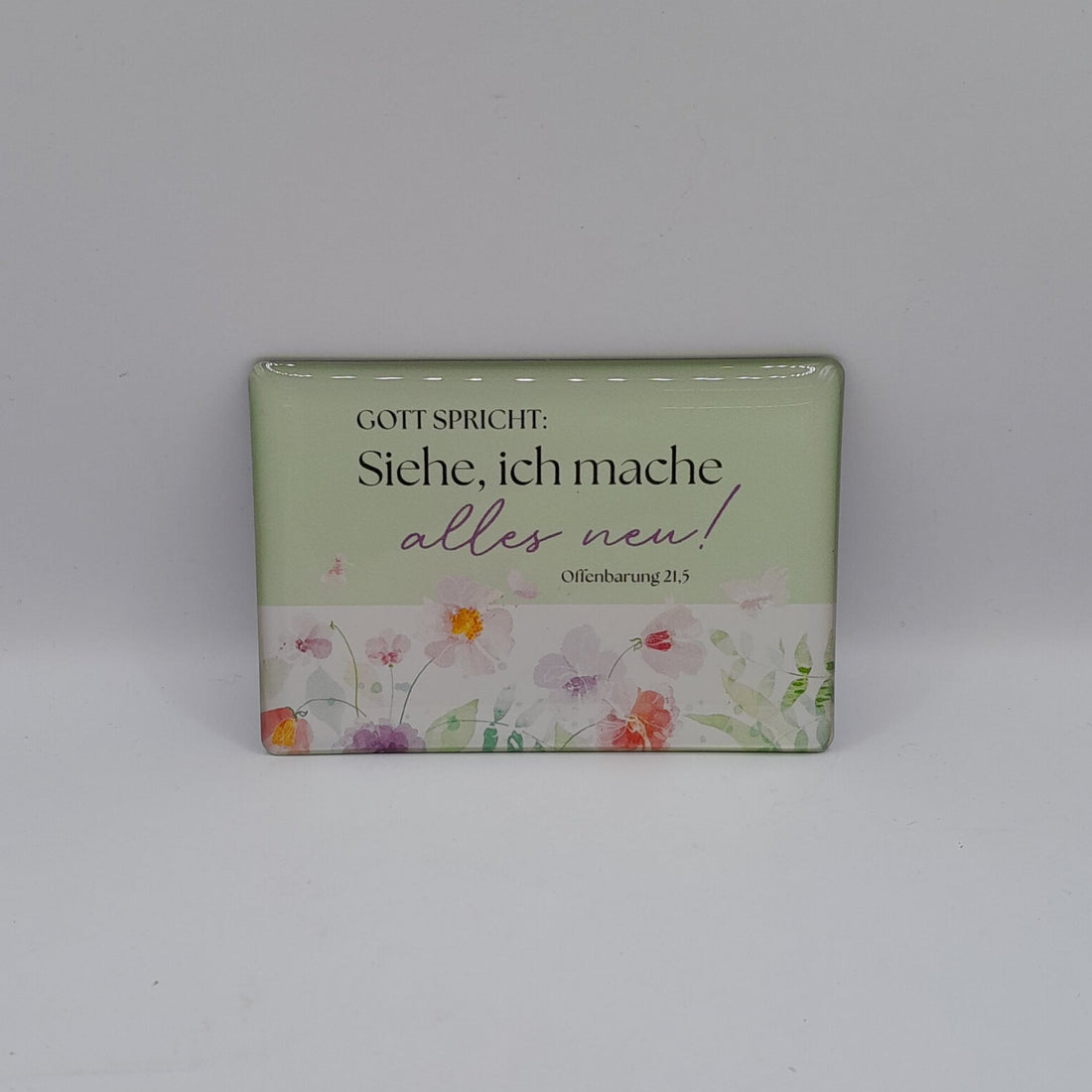 Magnet Blumen "Alles neu"
