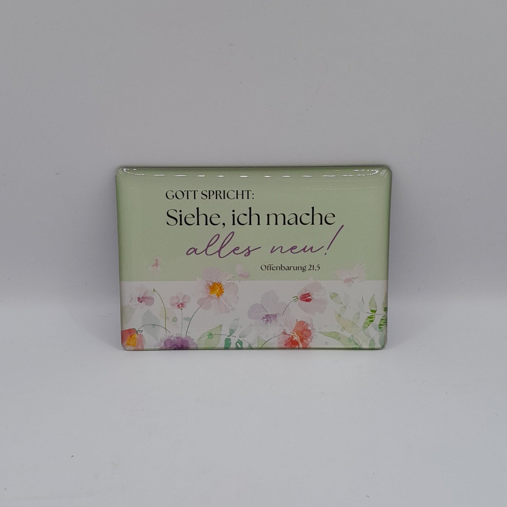 Magnet Blumen "Alles neu"