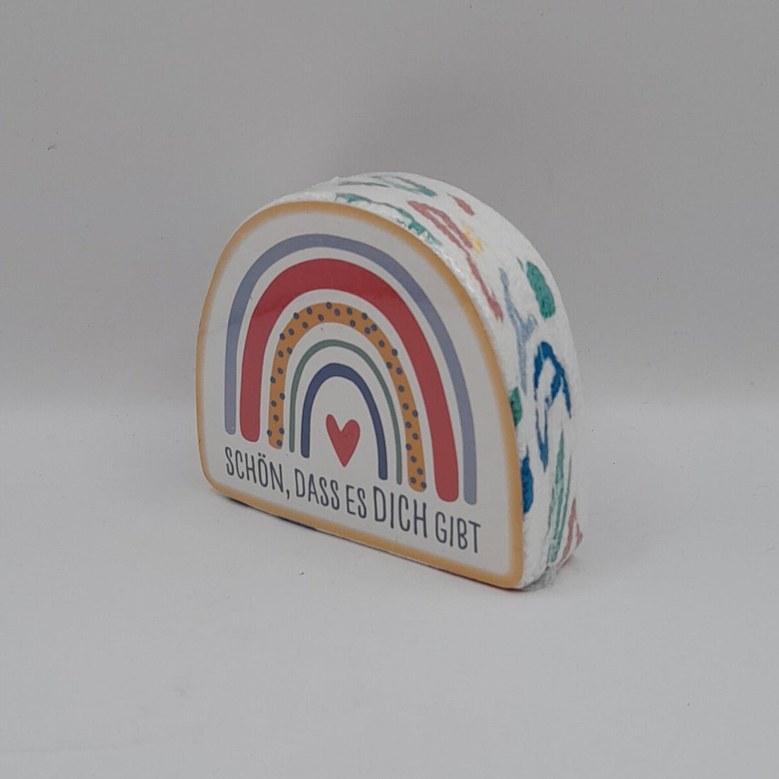 Handtuch Regenbogen "Schön, dass es dich gibt"