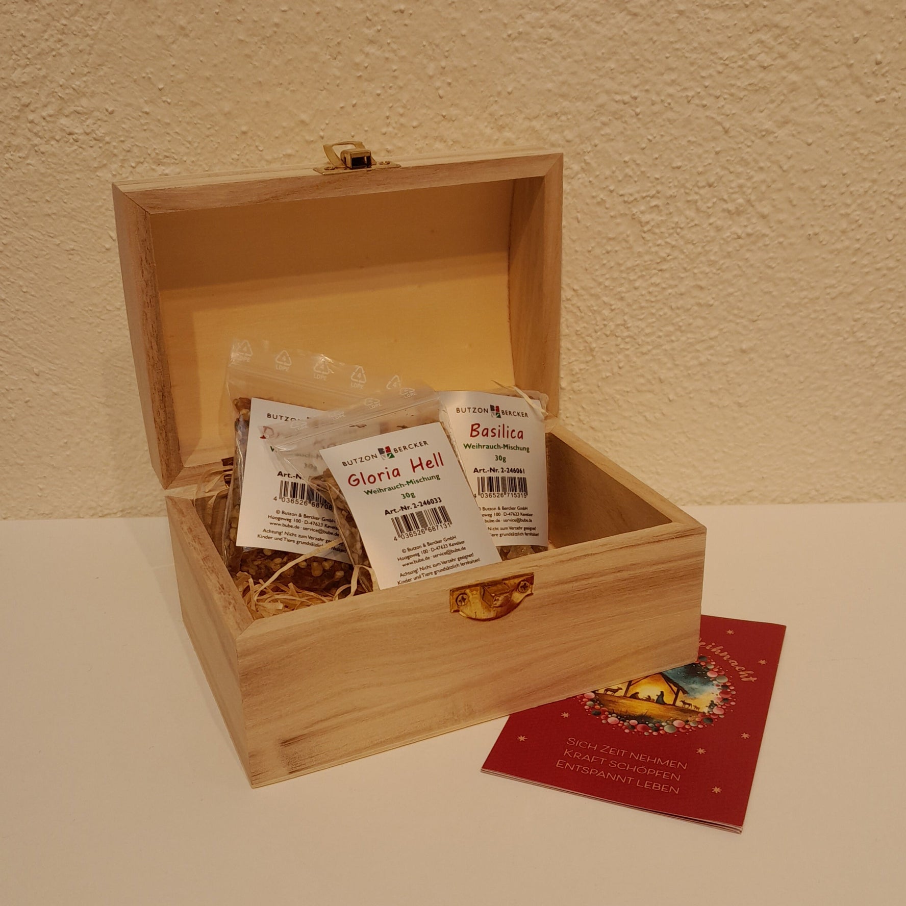 Geschenkbox "Weihrauch der Weihnacht"
