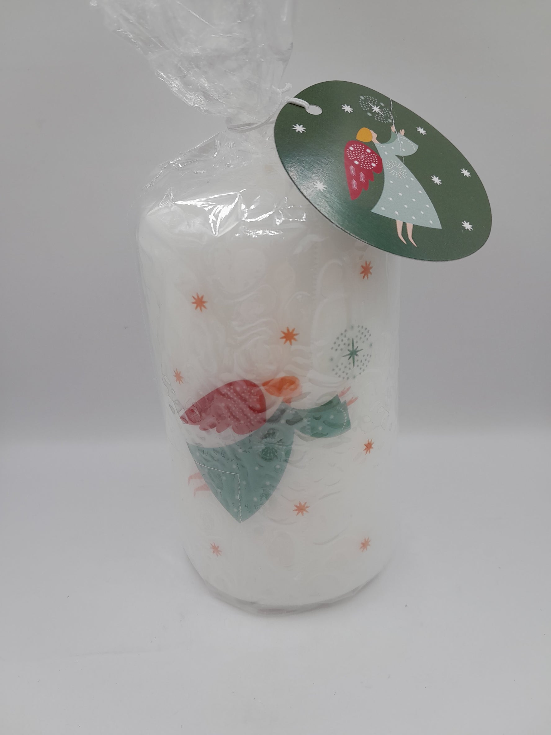 Weihnachtskerze "Fliegender Engel"