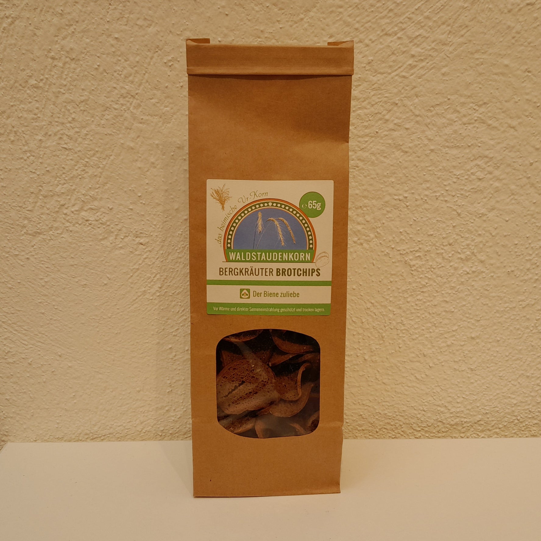 Waldstaudenkorn Brotchips Bergkräuter 65g