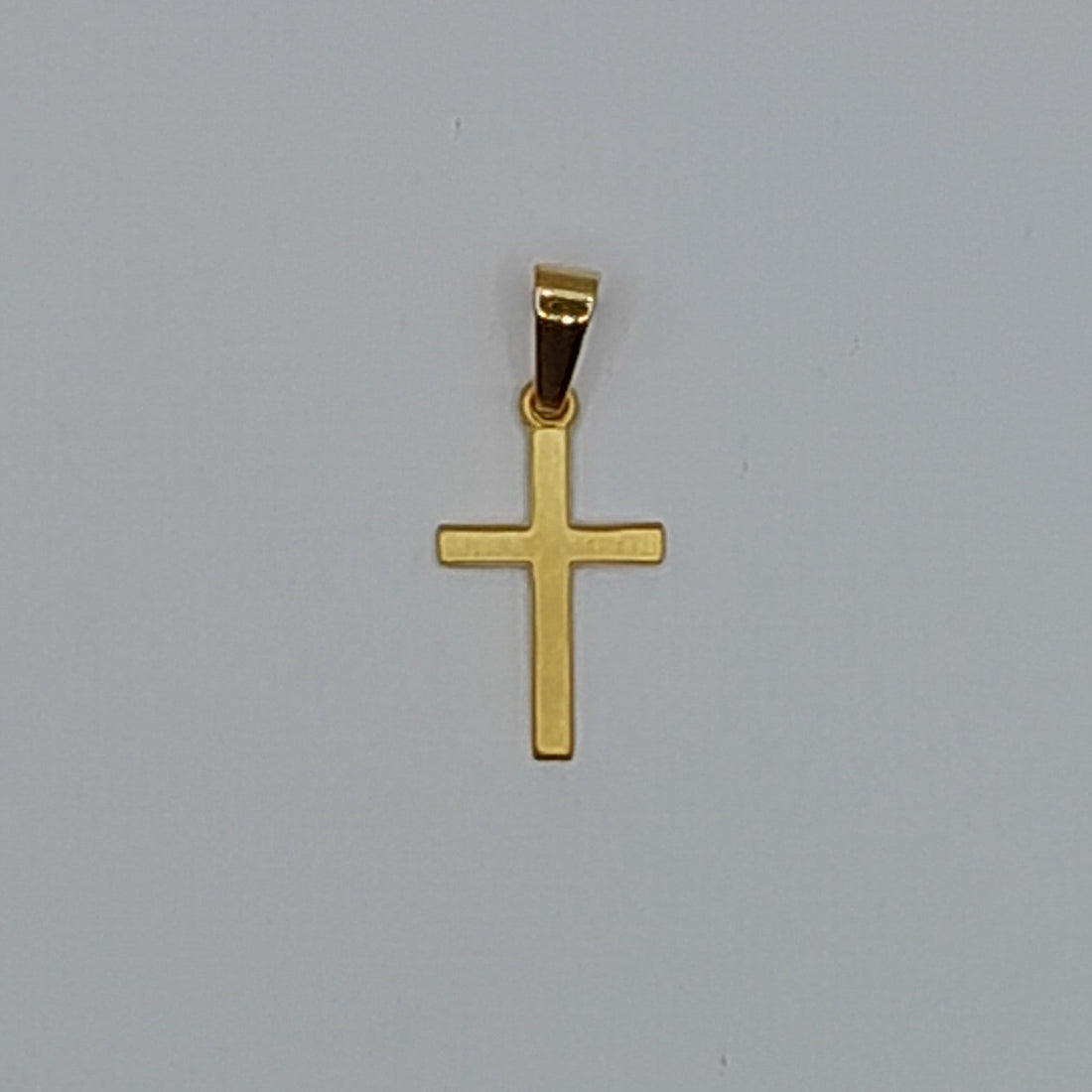 C301-133/MA Kettenanhänger Kreuz, Gelbgold 585