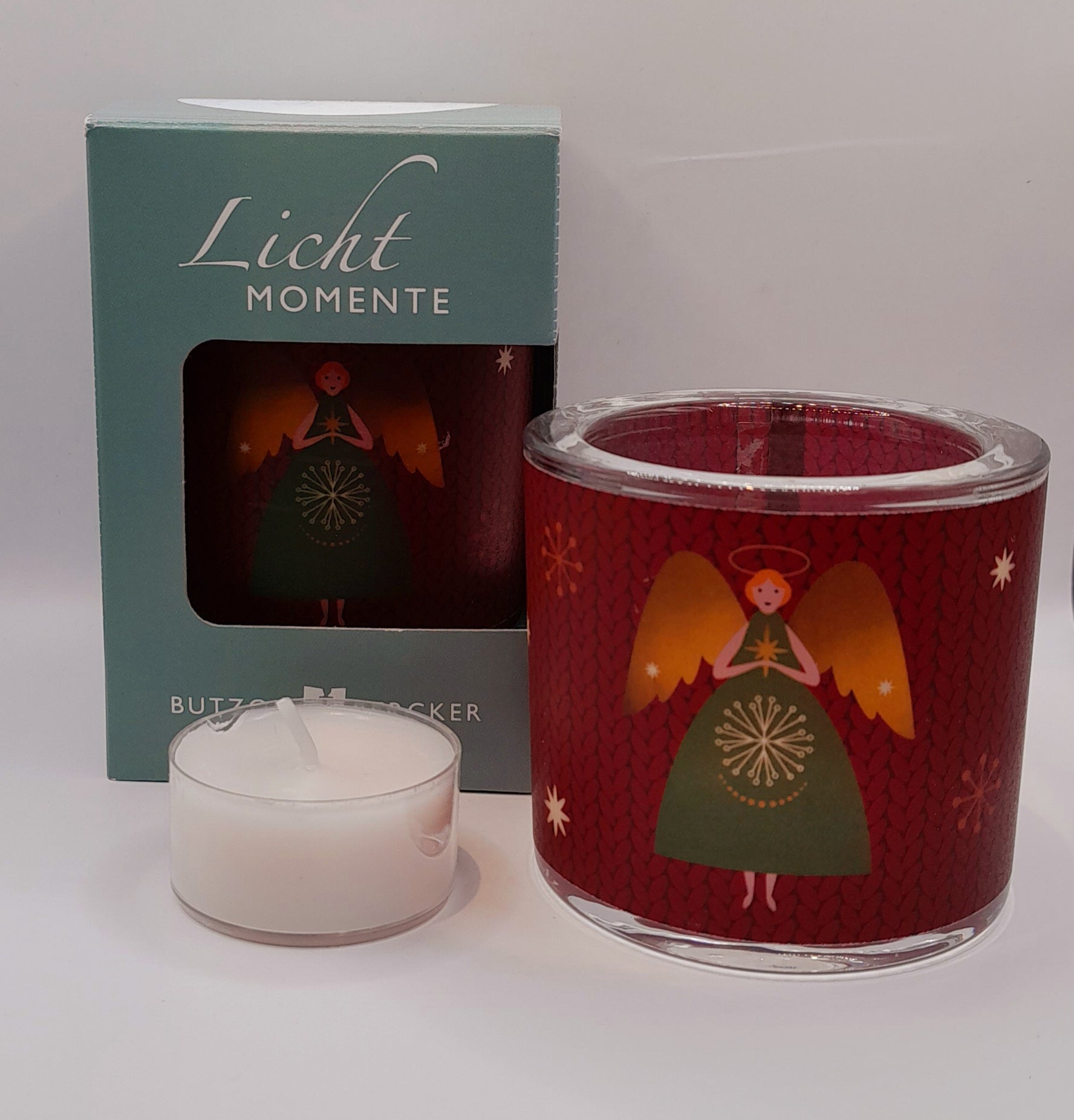 Lichtmomente Teelichthalter "Weihnachtsengel"