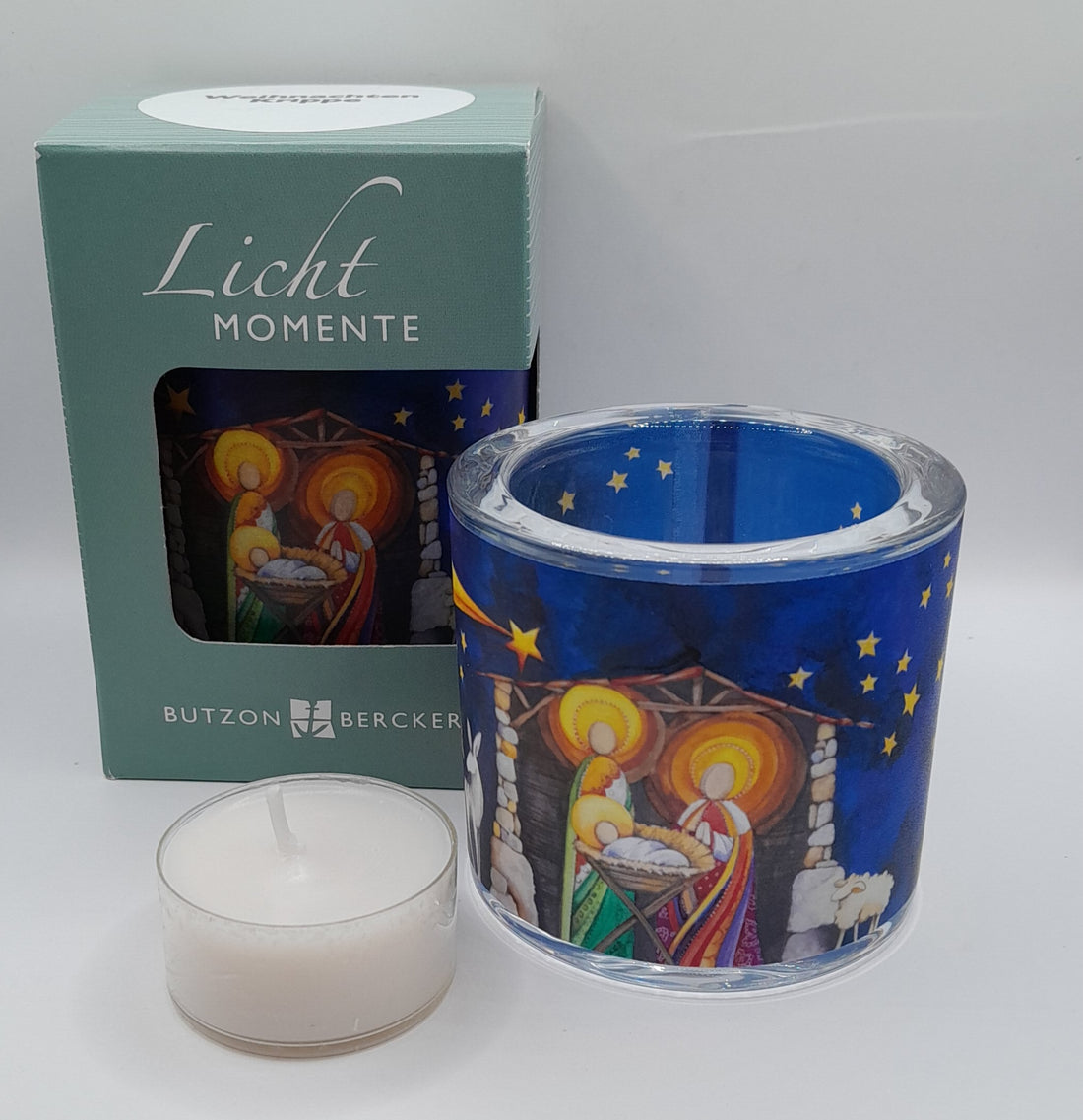 Lichtmomente Teelichthalter "Weihnachten-Krippe"