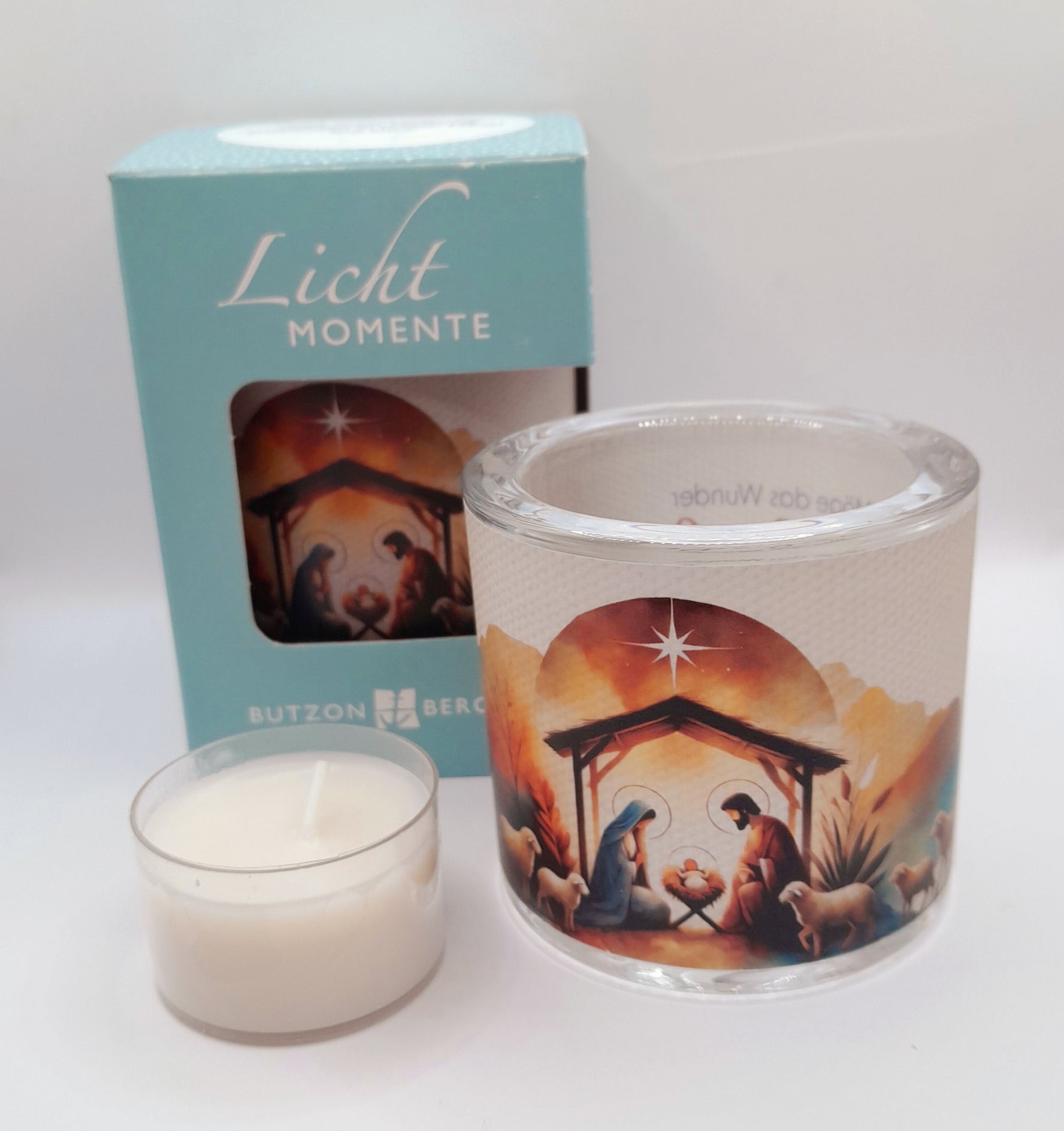 Lichtmomente Teelichthalter "Das Wunder der Weihnacht"