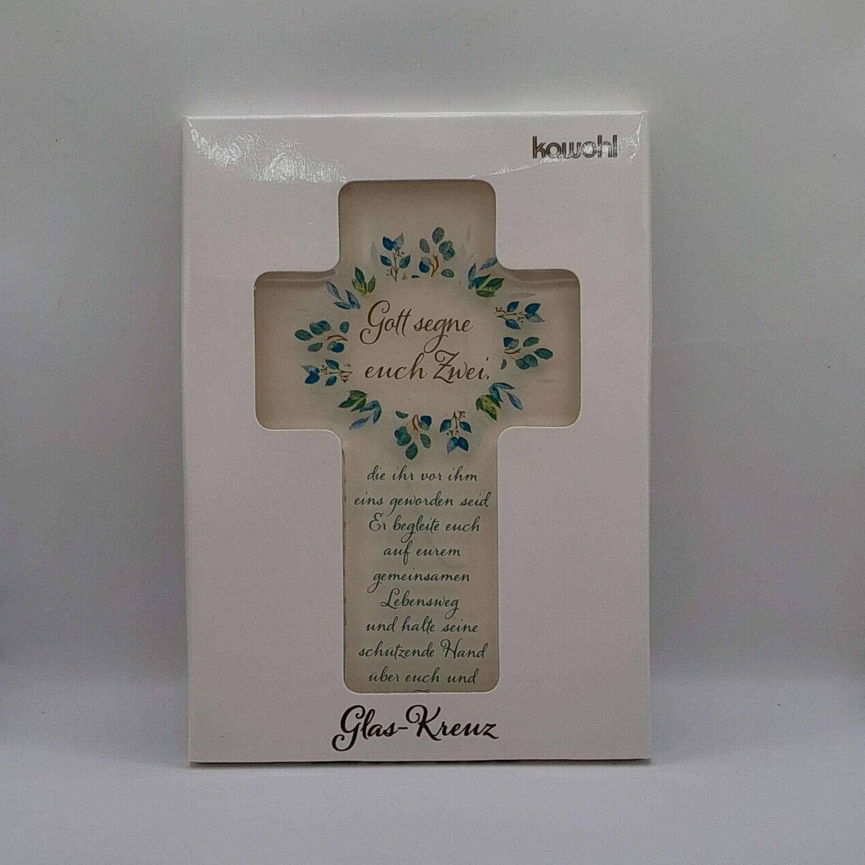 Glaskreuz zur Hochzeit