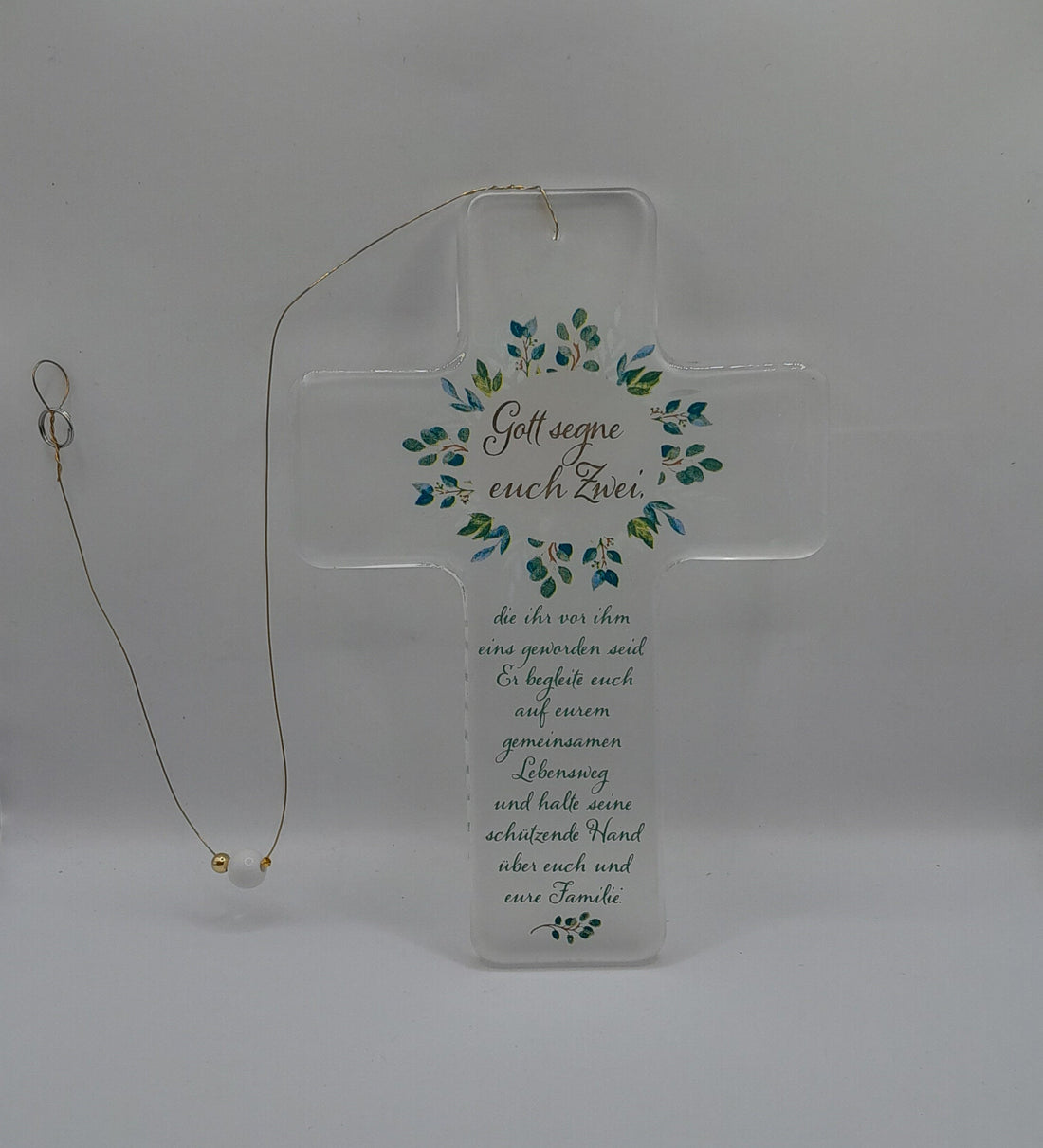 Glaskreuz zur Hochzeit