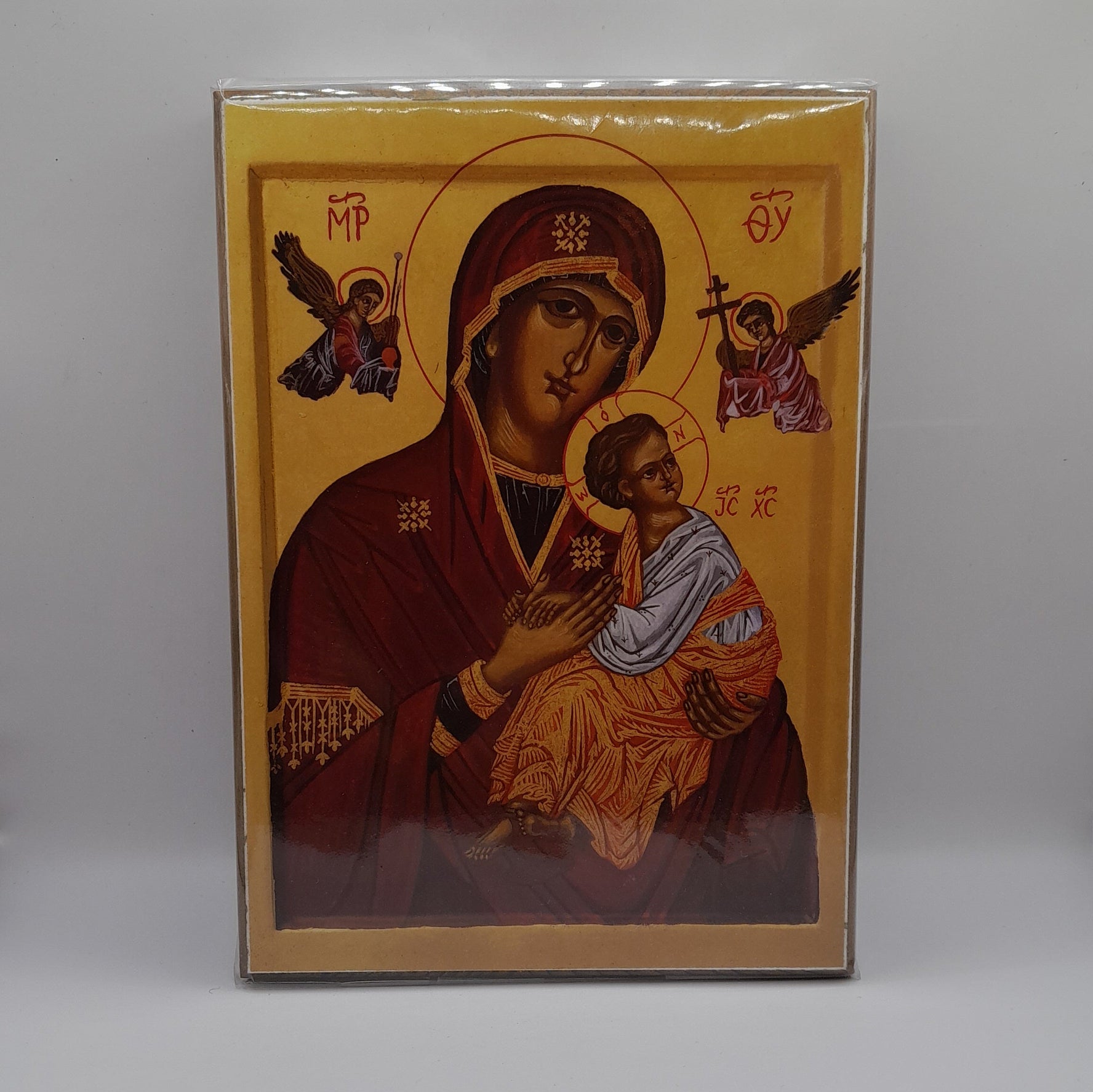 Ikone MJ29 Gottesmutter der Passion, 11x15cm