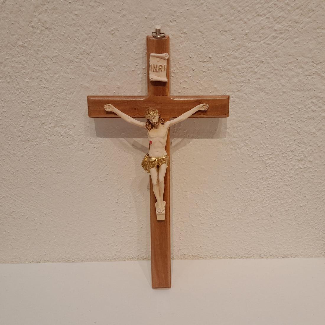 Wandkreuz Olivenholz, mit Corpus