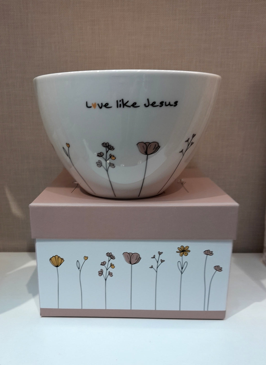 Müslischale " Love like Jesus "