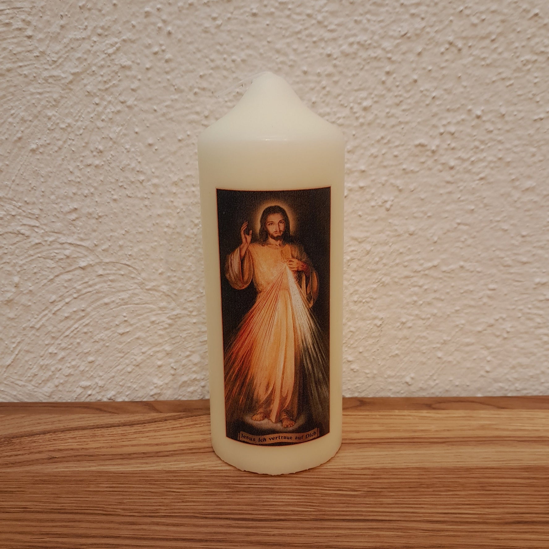 Kerze "Barmherziger Jesus", Miriam-Verlag