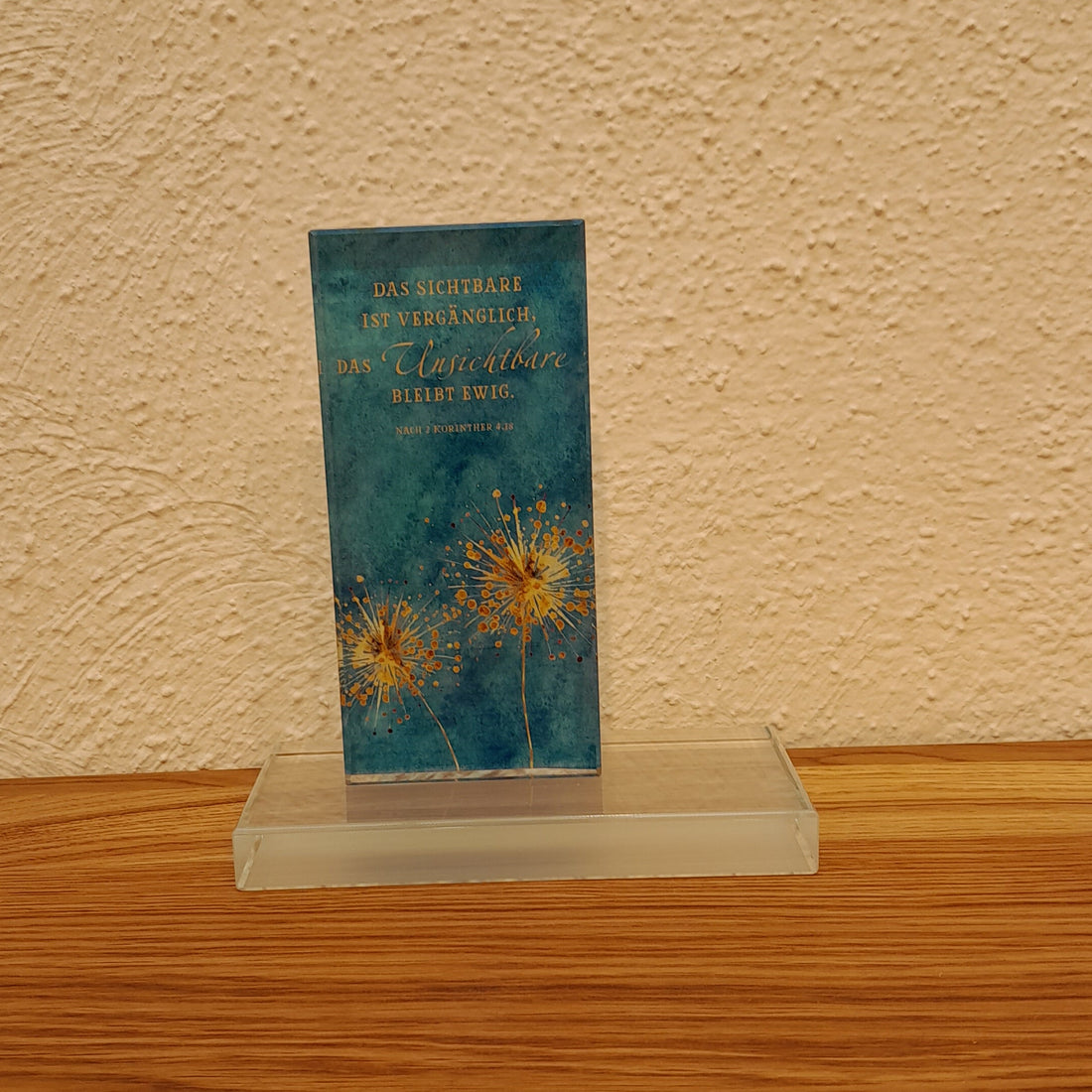 Glas-Stele "Pusteblume"