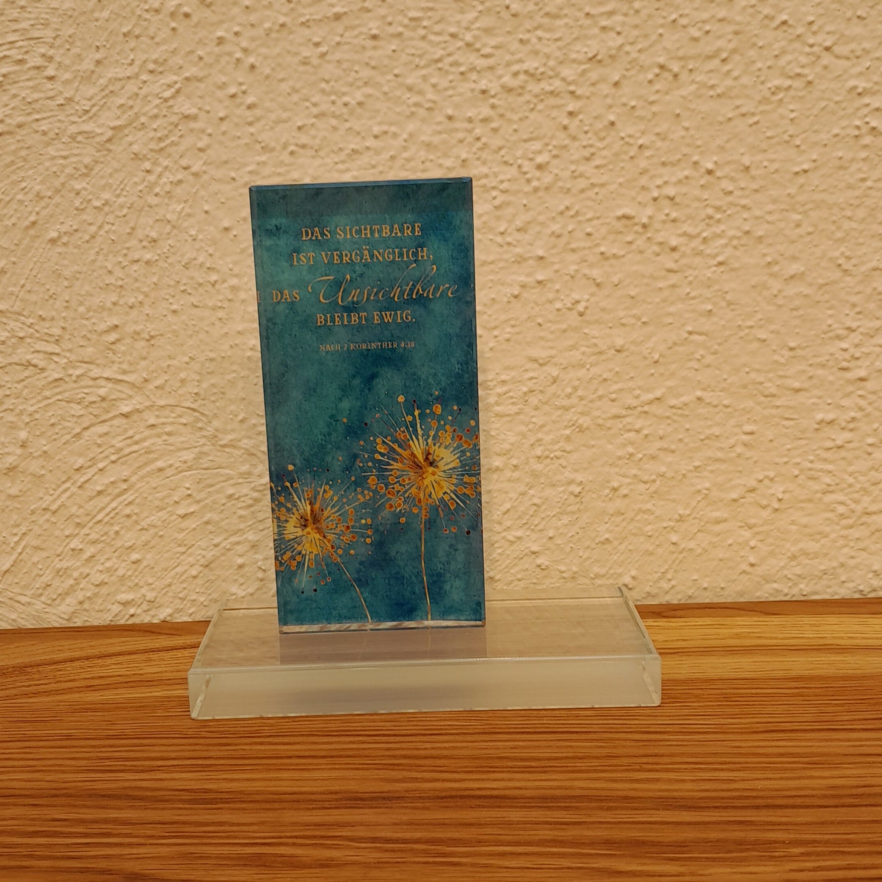 Glas-Stele "Pusteblume"