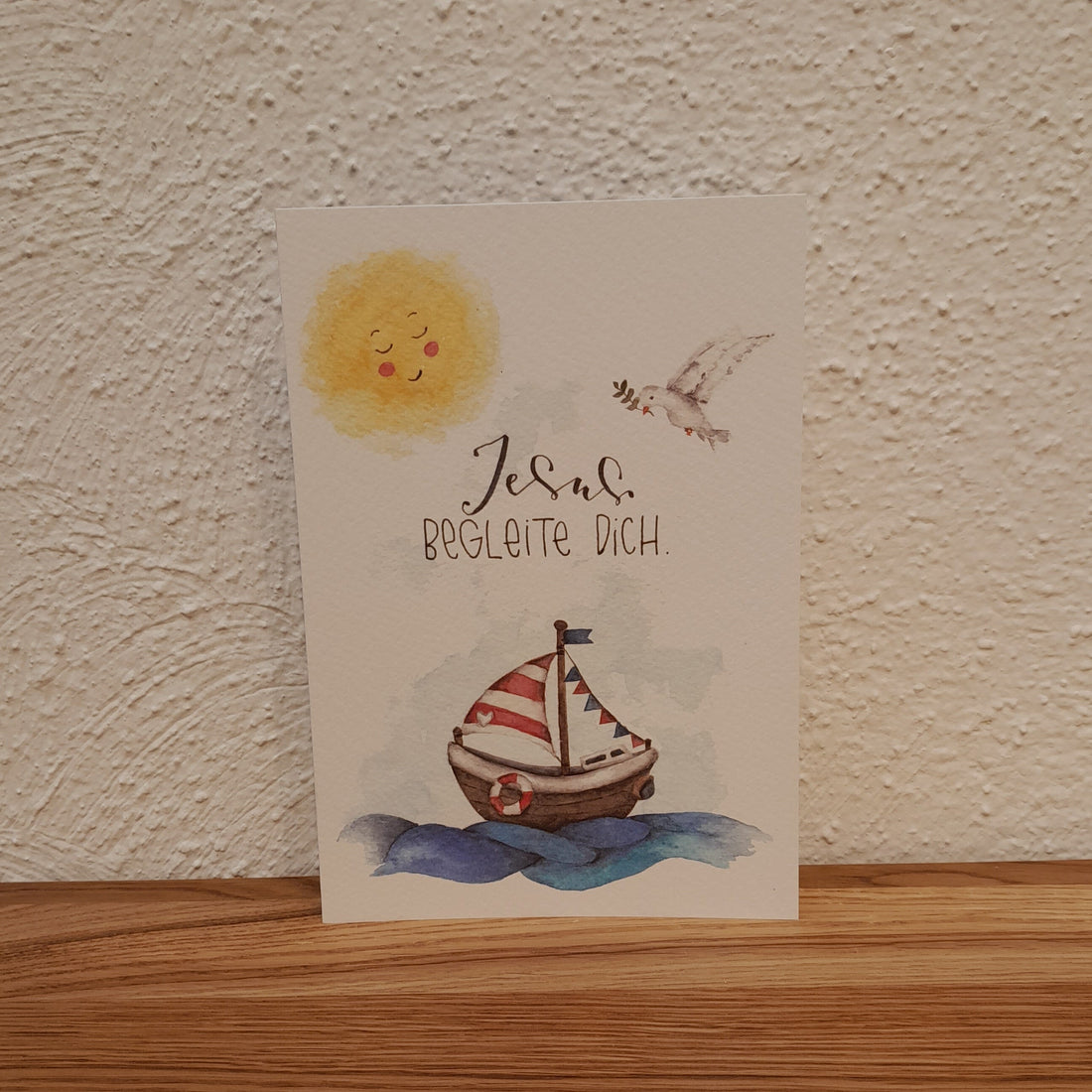 Billet zur Erstkommunion "Jesus begleite dich"