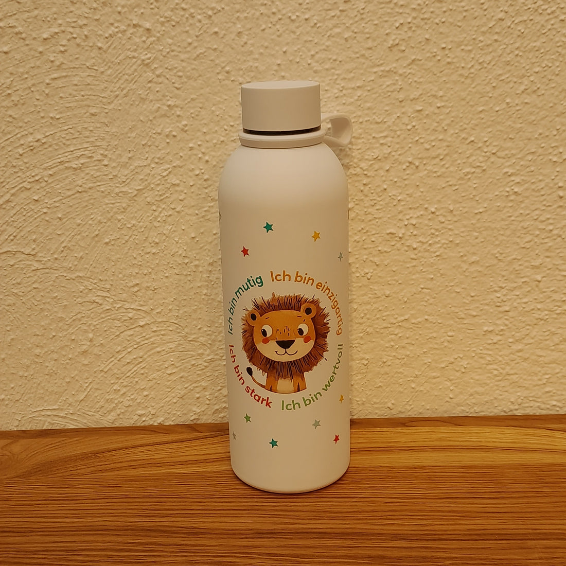 Trinkflasche "Löwe" Edelstahl 500 ml