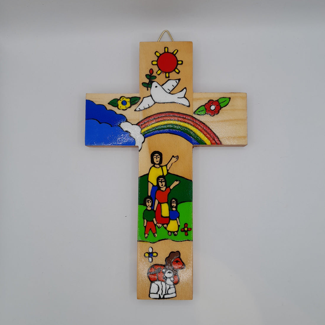 Kinderkreuz Regenbogen/ Anzmann
