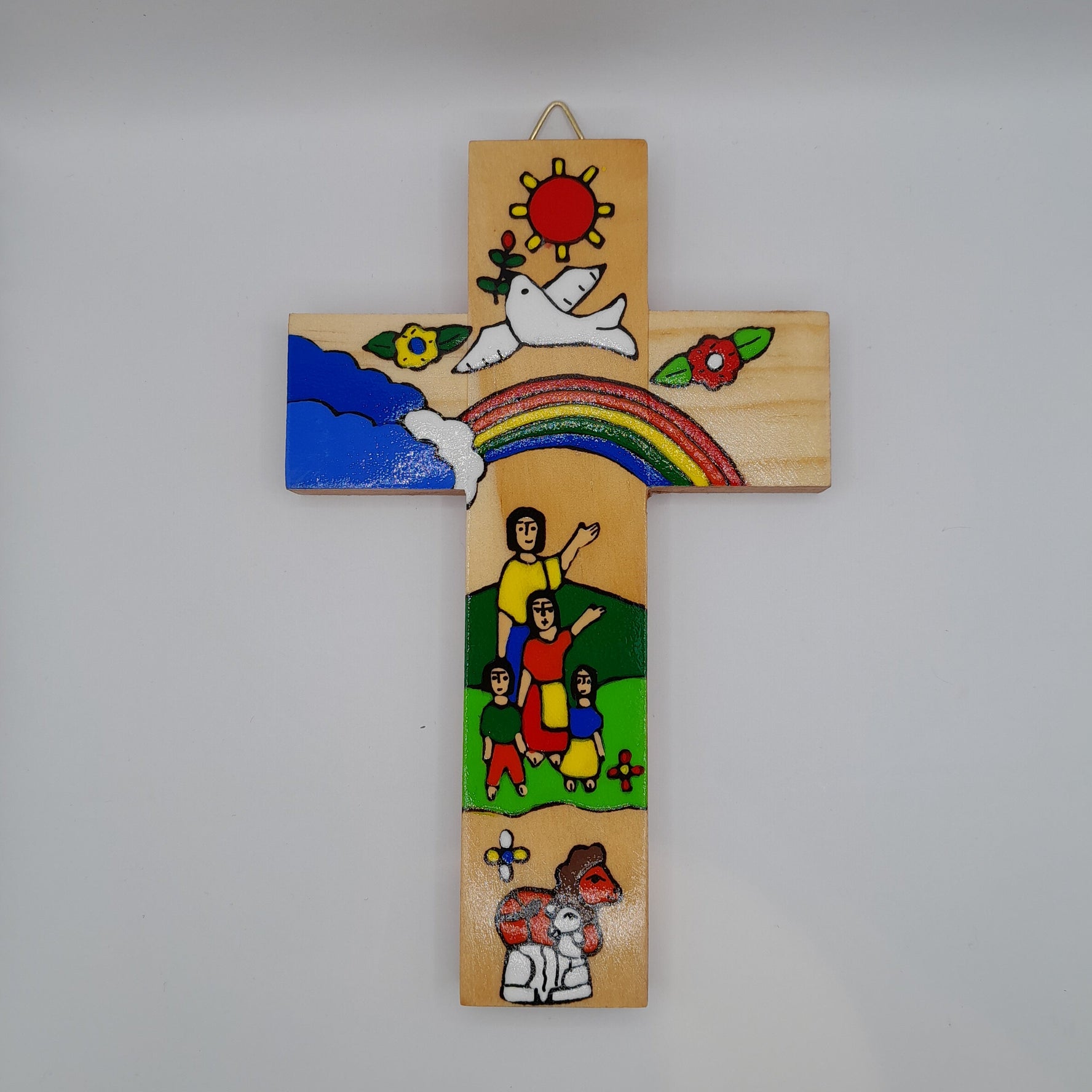 Kinderkreuz Regenbogen/ Anzmann