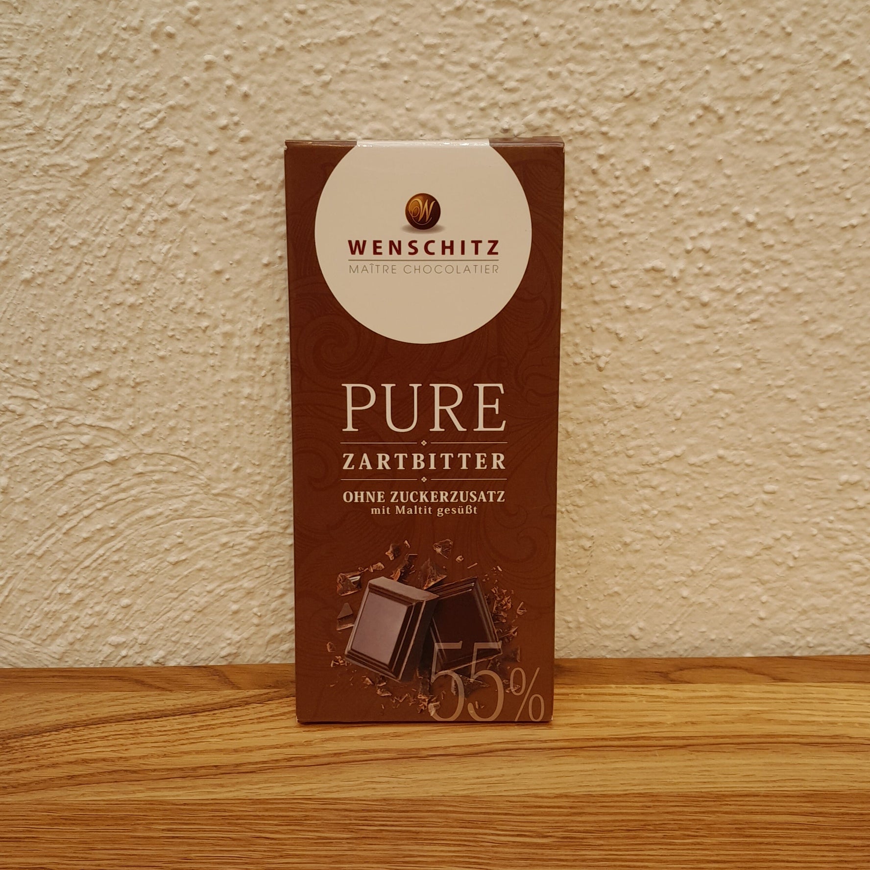 Maltit Zartbitterschokolade Pure 55% 100g