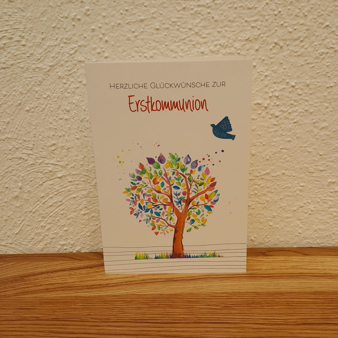 Billet zur Erstkommunion "Bunter Baum"