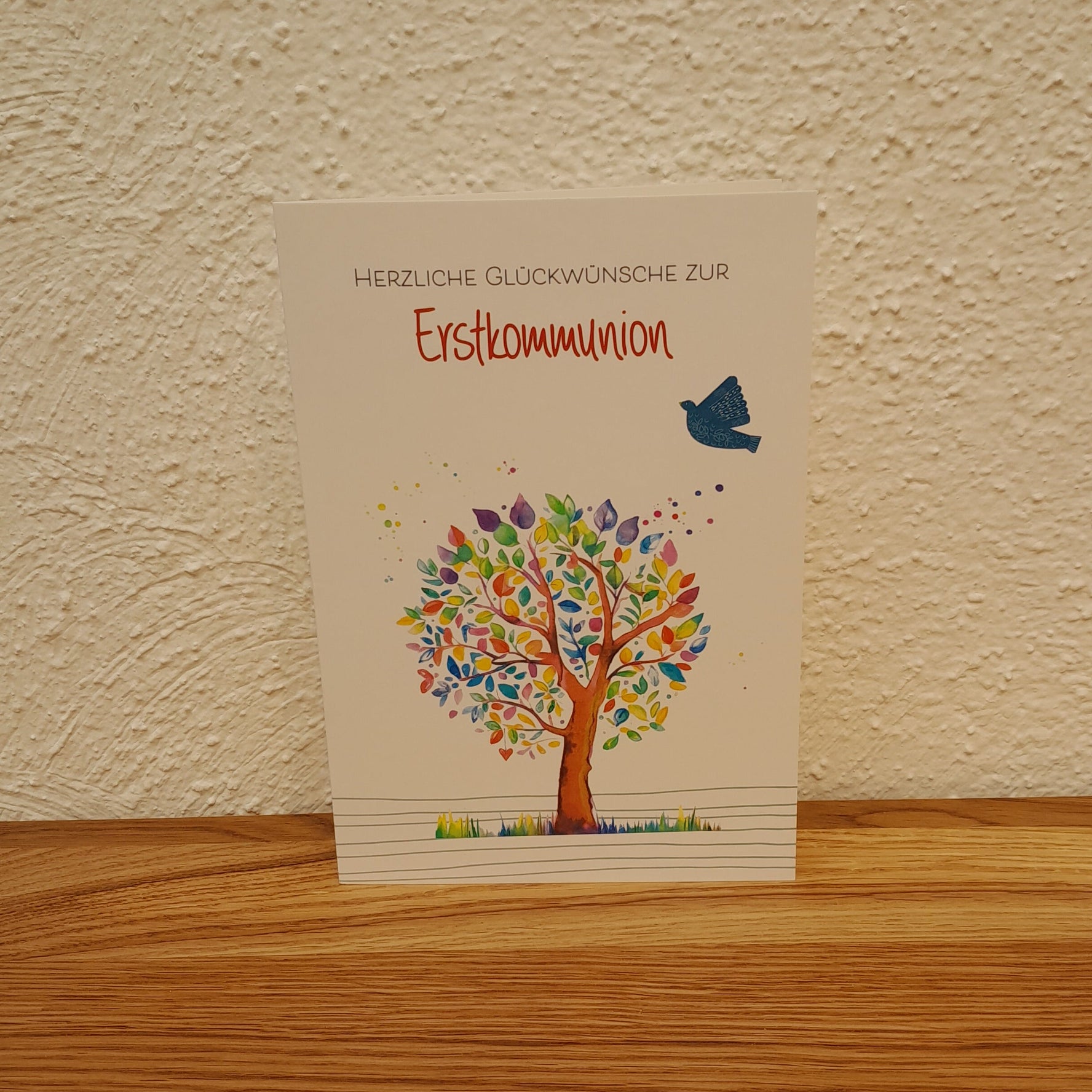 Billet zur Erstkommunion "Bunter Baum"