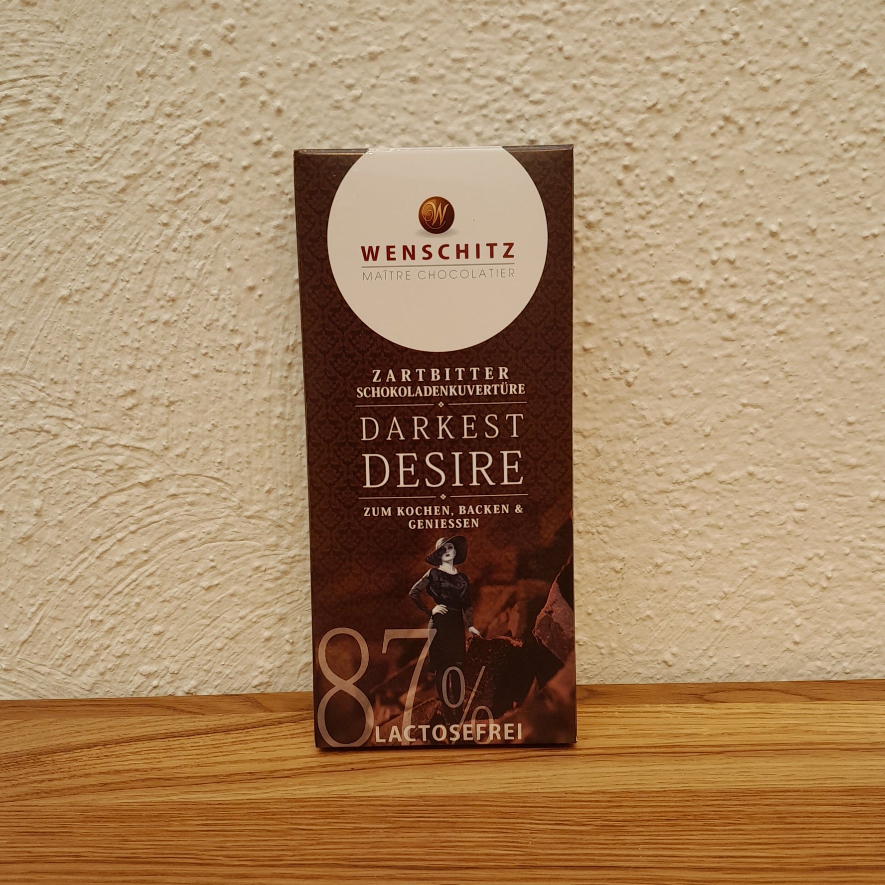 Zartbitter Schokoladenkuvertüre Darkest Desire 87% 200 g